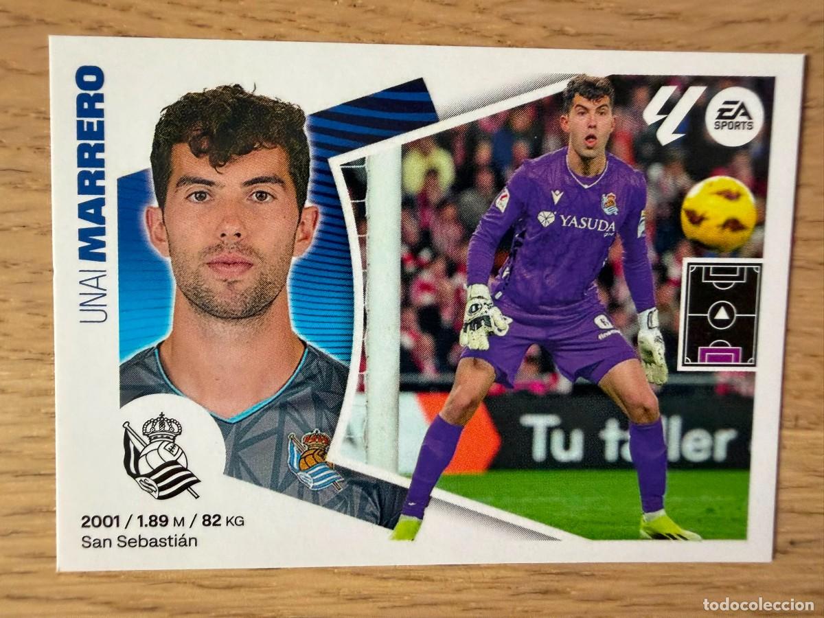 Cromos de f&uacute;tbol: 4 MARRERO REAL SOCIEDAD 24 25 2024 2025 LIGA EA SPORTS COLECCIONES ESTE SIN PEGAR STICKER