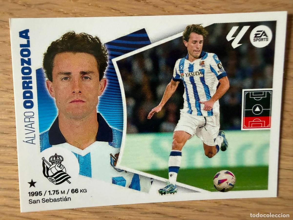 Cromos de f&uacute;tbol: 5B 5 B ODRIOZOLA REAL SOCIEDAD 24 25 2024 2025 LIGA EA SPORTS COLECCIONES ESTE SIN PEGAR STICKER