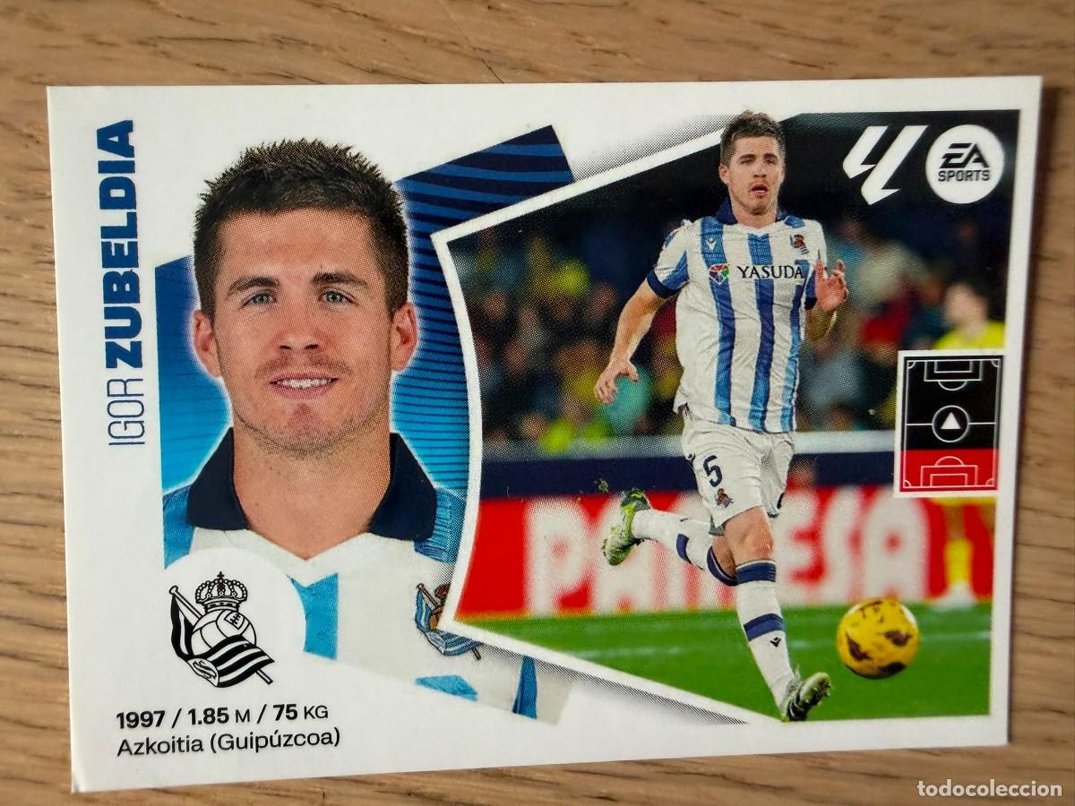 Cromos de f&uacute;tbol: 6 ZUBELDIA REAL SOCIEDAD 24 25 2024 2025 LIGA EA SPORTS COLECCIONES ESTE SIN PEGAR STICKER