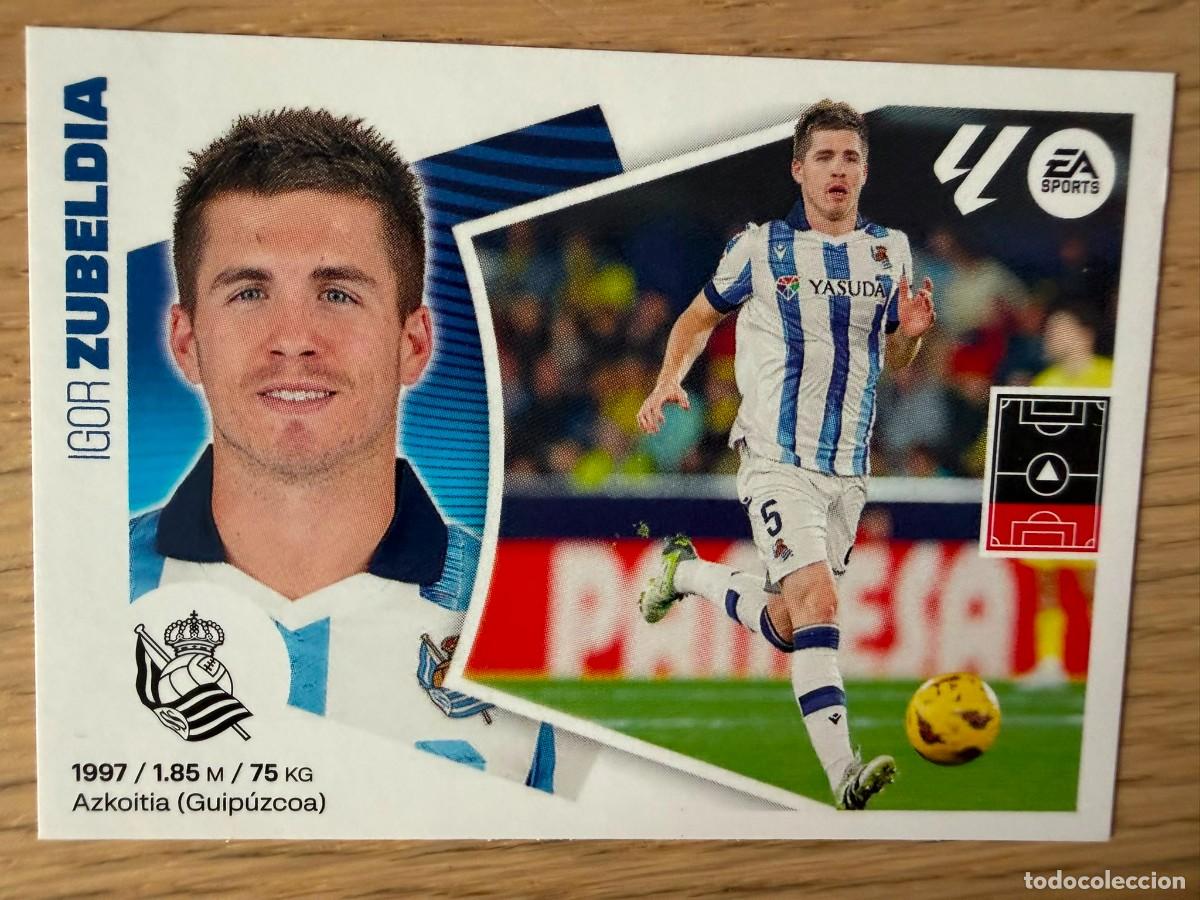Cromos de f&uacute;tbol: 6 ZUBELDIA REAL SOCIEDAD 24 25 2024 2025 LIGA EA SPORTS COLECCIONES ESTE SIN PEGAR STICKER