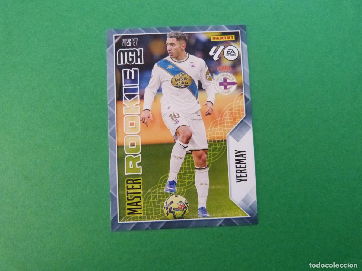 Cromos de f&uacute;tbol: TRADING CARD FUTBOL YEREMAY DEPORTIVO LA CORU&Ntilde;A N&ordm; 423 LIGA MEGACRACKS 2026-2027/26-27 PANINI