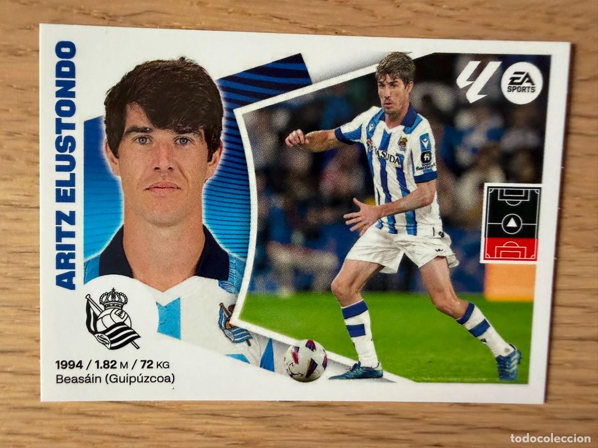 Cromos de f&uacute;tbol: 7 ARITZ ELUSTONDO REAL SOCIEDAD 24 25 2024 2025 LIGA EA SPORTS COLECCIONES ESTE SIN PEGAR STICKER