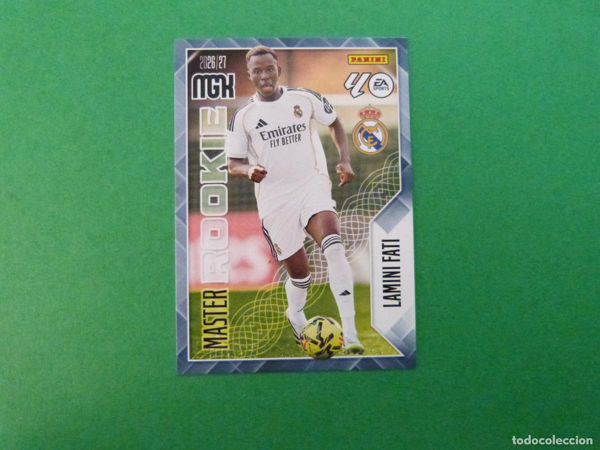 Cromos de f&uacute;tbol: TRADING CARD FUTBOL LAMINI FATI REAL MADRID C.F. N&ordm; 416 LIGA MEGACRACKS 2026-2027/26-27 PANINI