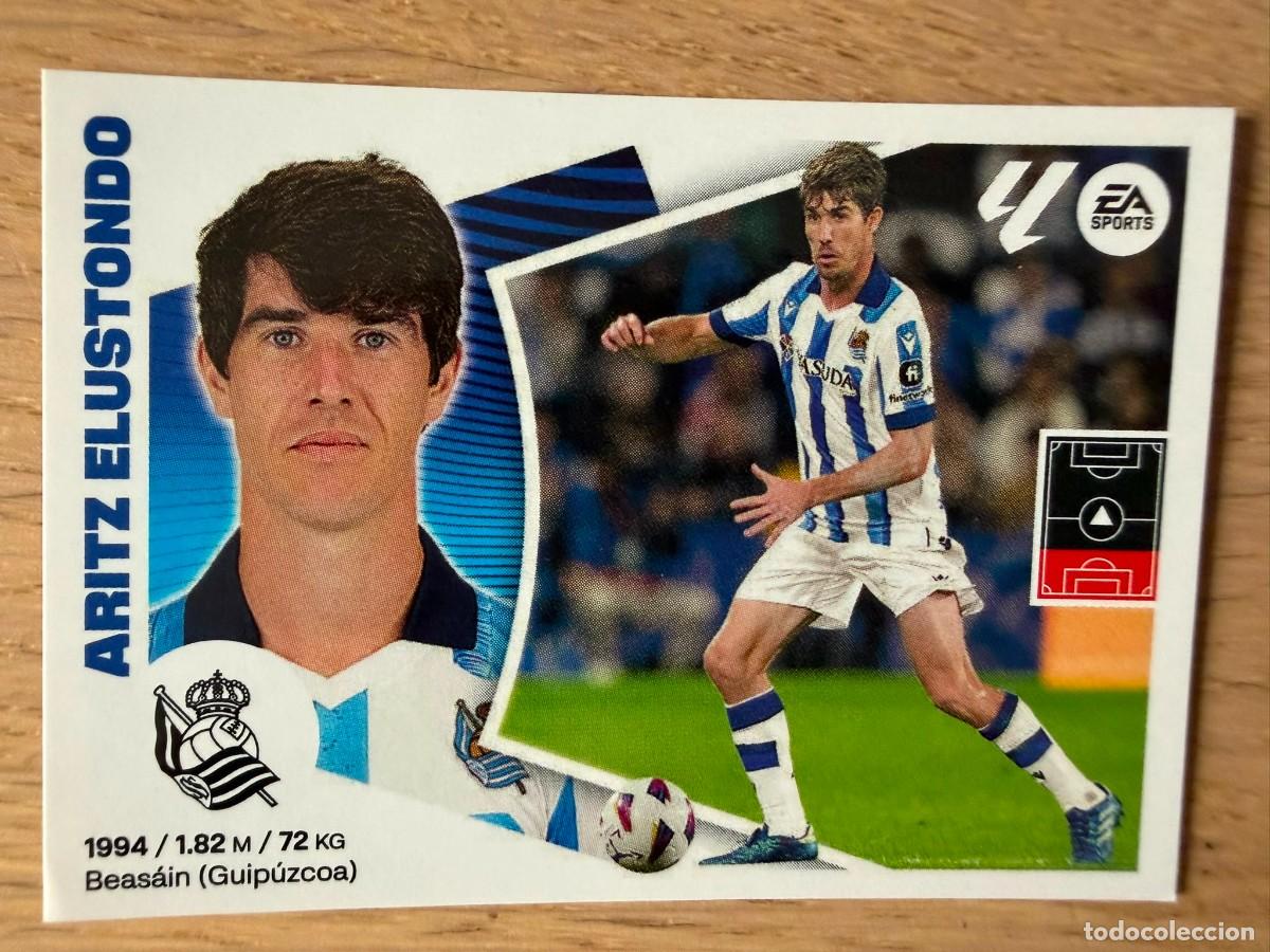 Cromos de f&uacute;tbol: 7 ARITZ ELUSTONDO REAL SOCIEDAD 24 25 2024 2025 LIGA EA SPORTS COLECCIONES ESTE SIN PEGAR STICKER