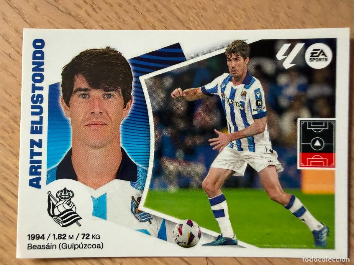 Cromos de f&uacute;tbol: 7 ARITZ ELUSTONDO REAL SOCIEDAD 24 25 2024 2025 LIGA EA SPORTS COLECCIONES ESTE SIN PEGAR STICKER