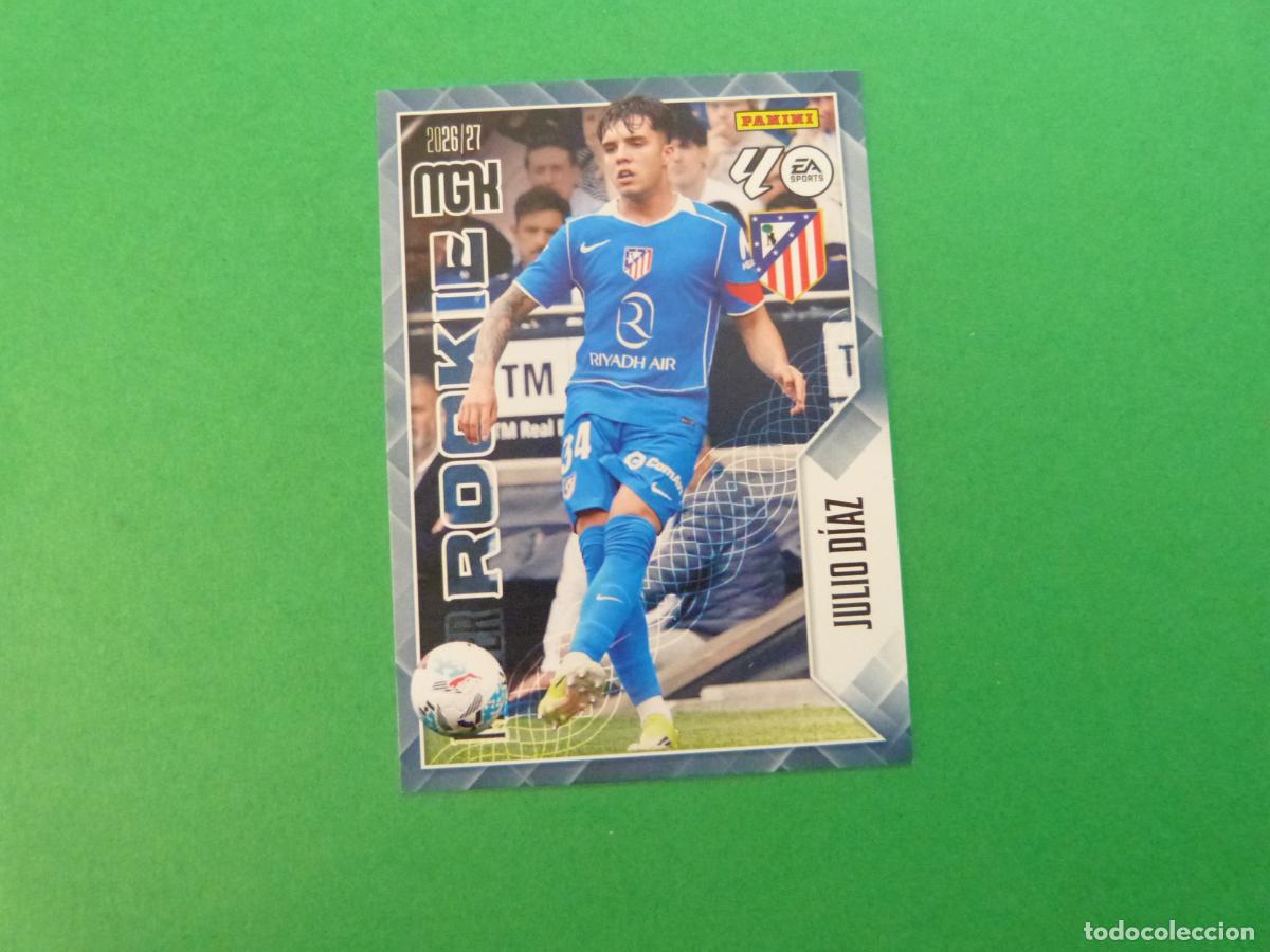 Cromos de f&uacute;tbol: TRADING CARD FUTBOL JULIO DIAZ ATLETICO DE MADRID N&ordm; 415 LIGA MEGACRACKS 2026-2027/26-27 PANINI