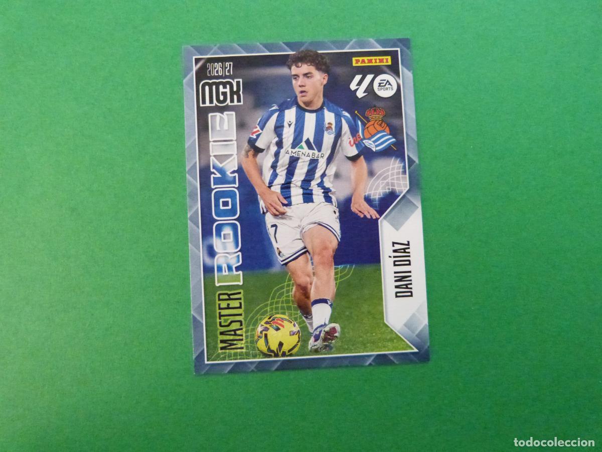 Cromos de f&uacute;tbol: TRADING CARD FUTBOL DANI DIAZ REAL SOCIEDAD N&ordm; 411 LIGA MEGACRACKS 2026-2027/26-27 PANINI