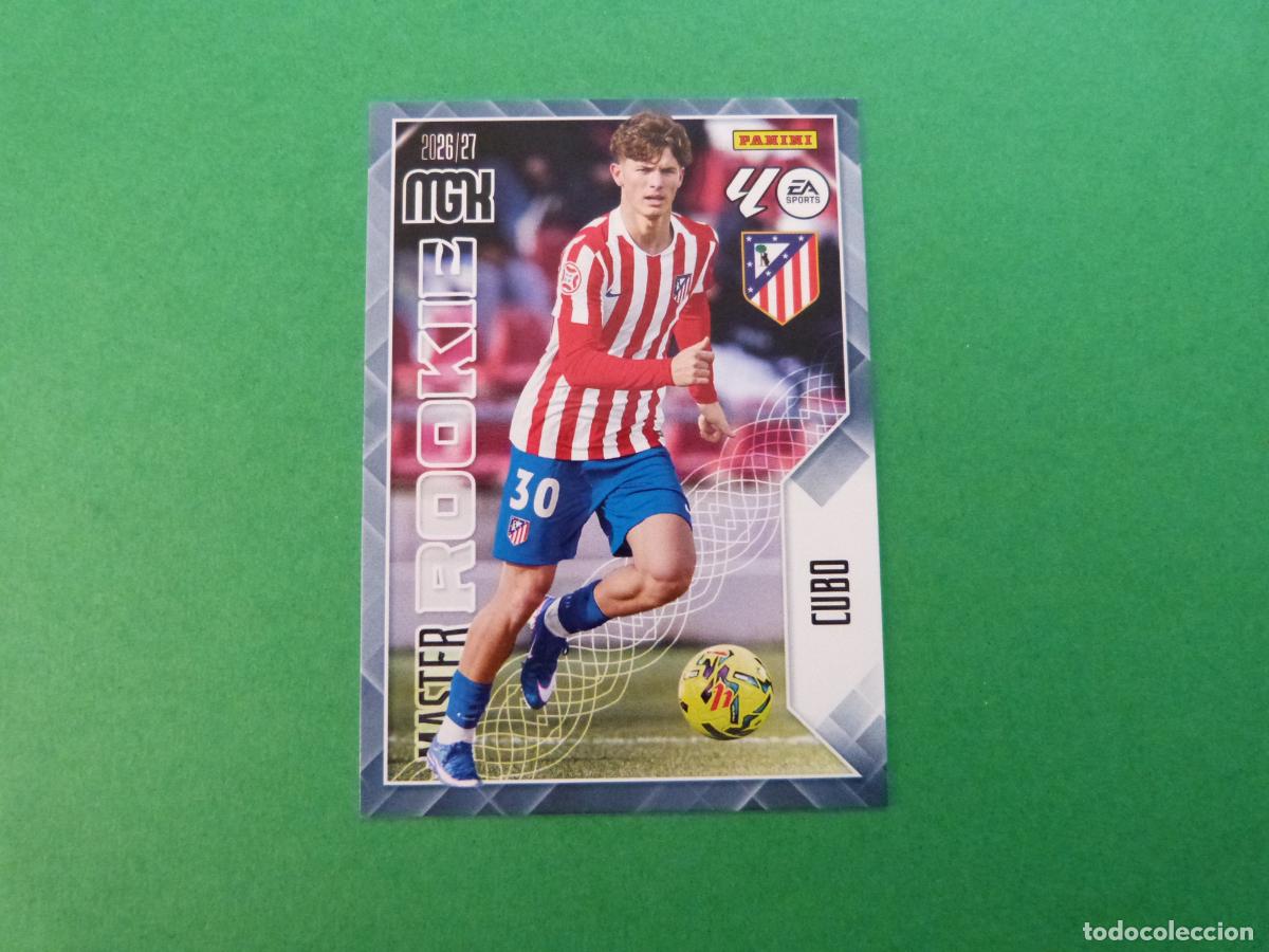 Cromos de f&uacute;tbol: TRADING CARD FUTBOL CUBO ATLETICO DE MADRID N&ordm; 410 LIGA MEGACRACKS 2026-2027/26-27 PANINI