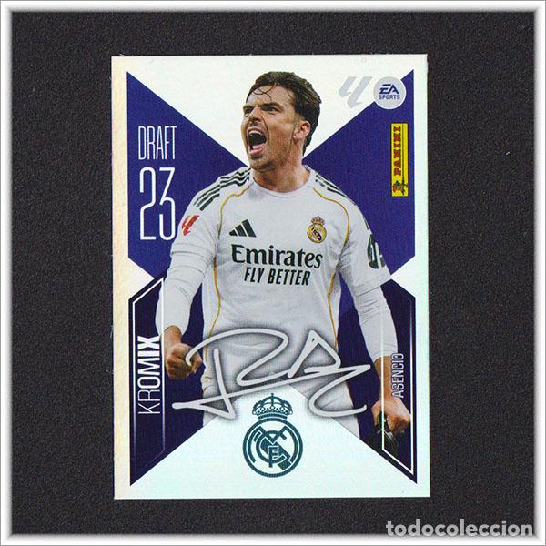 Cromos de Futebol: LIGA ESTE 2026 2027 26 27 PANINI ASENCIO K1 1 DRAFT 23 KROMIX REAL MADRID COLECCI&Oacute;N 1&ordf; EDICI&Oacute;N