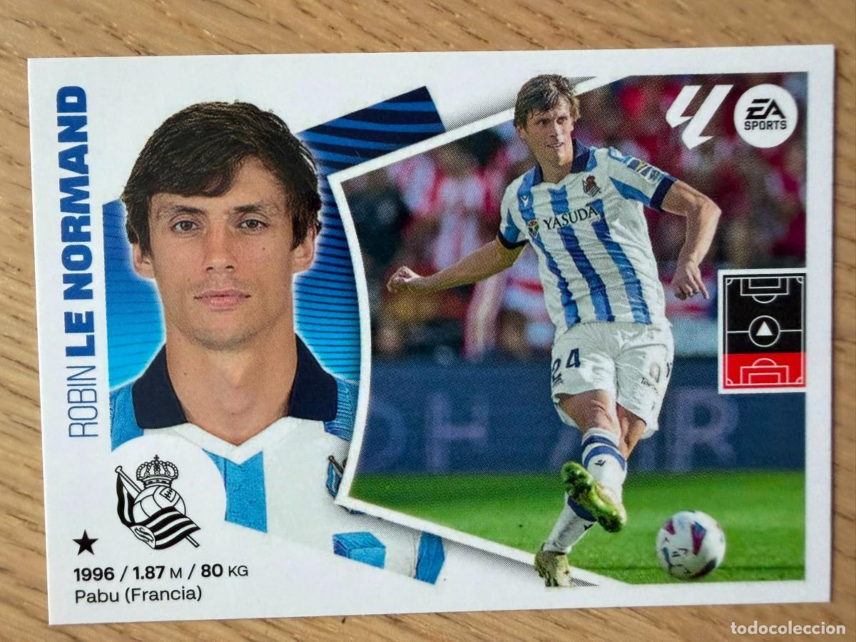 Cromos de Futebol: 8 LE NORMAND REAL SOCIEDAD 24 25 2024 2025 LIGA EA SPORTS COLECCIONES ESTE SIN PEGAR STICKER