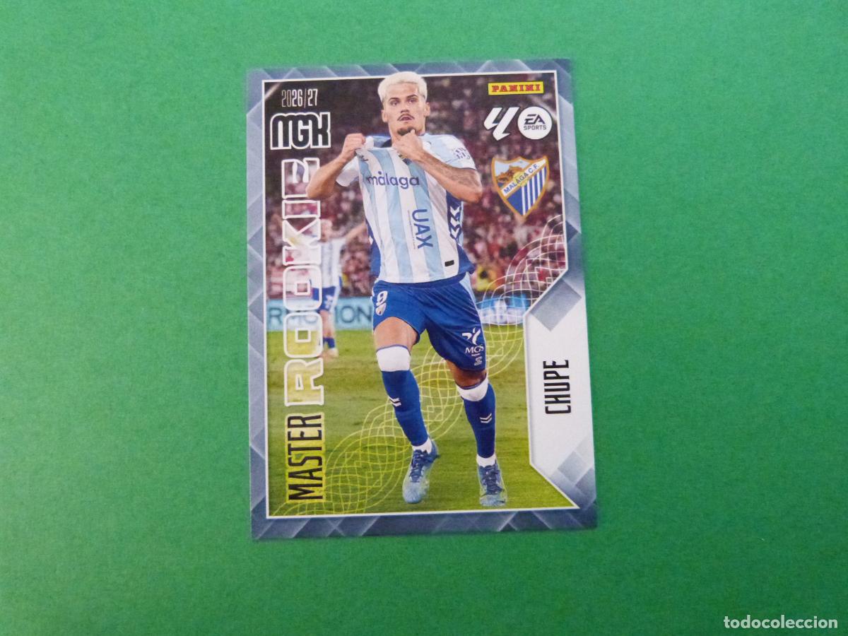 Cromos de Futebol: TRADING CARD FUTBOL CHUPE MALAGA C.F. N&ordm; 409 LIGA MEGACRACKS 2026-2027/26-27 PANINI