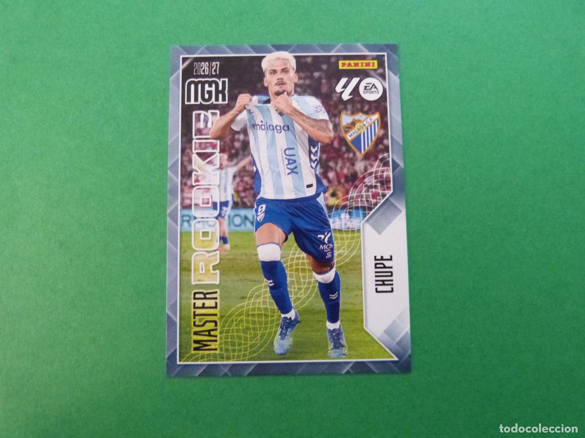Cromos de Futebol: TRADING CARD FUTBOL CHUPE MALAGA C.F. N&ordm; 409 LIGA MEGACRACKS 2026-2027/26-27 PANINI