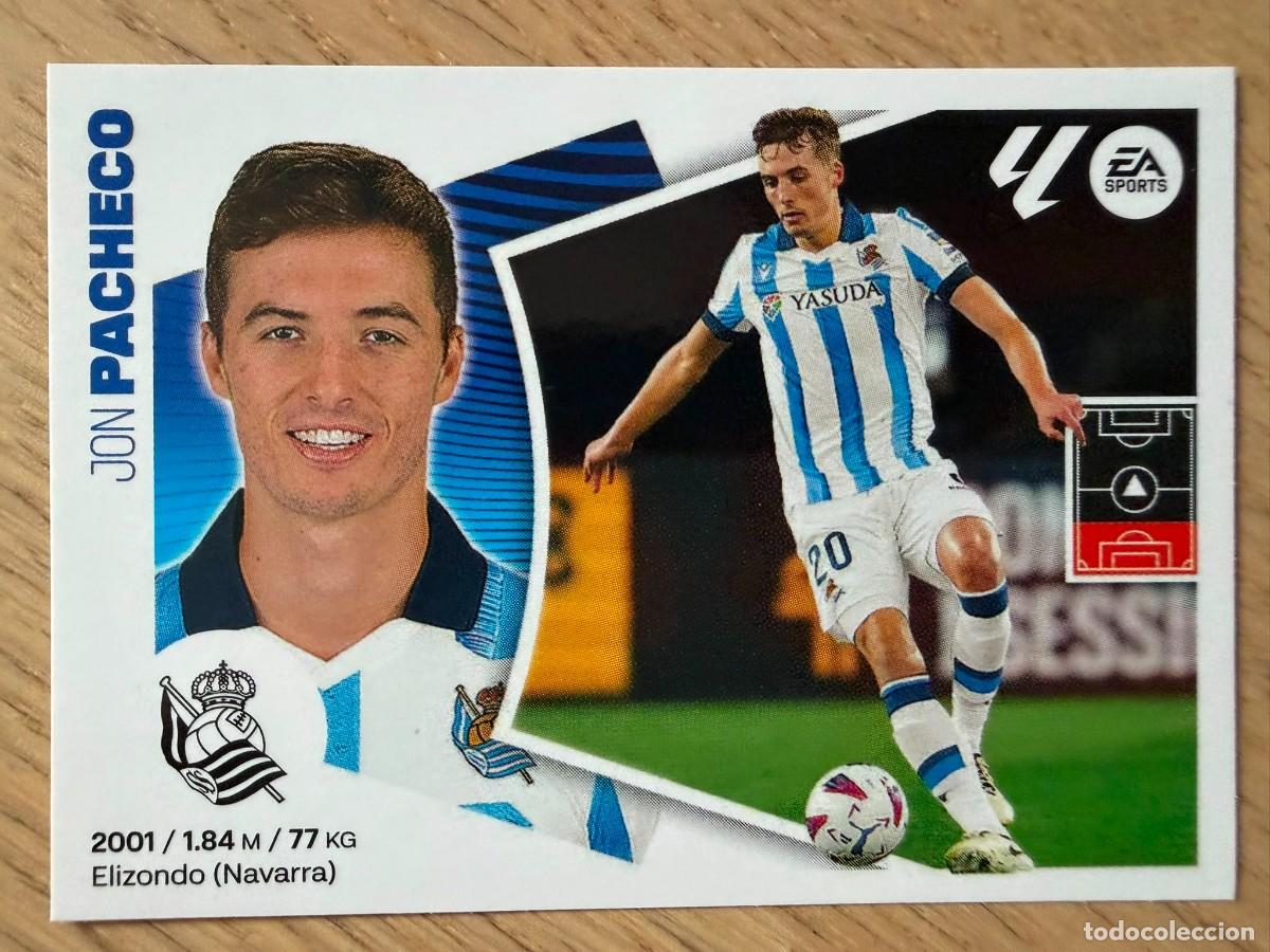 Cromos de Futebol: 9 JON PACHECO REAL SOCIEDAD 24 25 2024 2025 LIGA EA SPORTS COLECCIONES ESTE SIN PEGAR STICKER