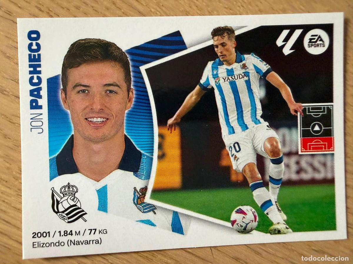 Cromos de Futebol: 9 JON PACHECO REAL SOCIEDAD 24 25 2024 2025 LIGA EA SPORTS COLECCIONES ESTE SIN PEGAR STICKER
