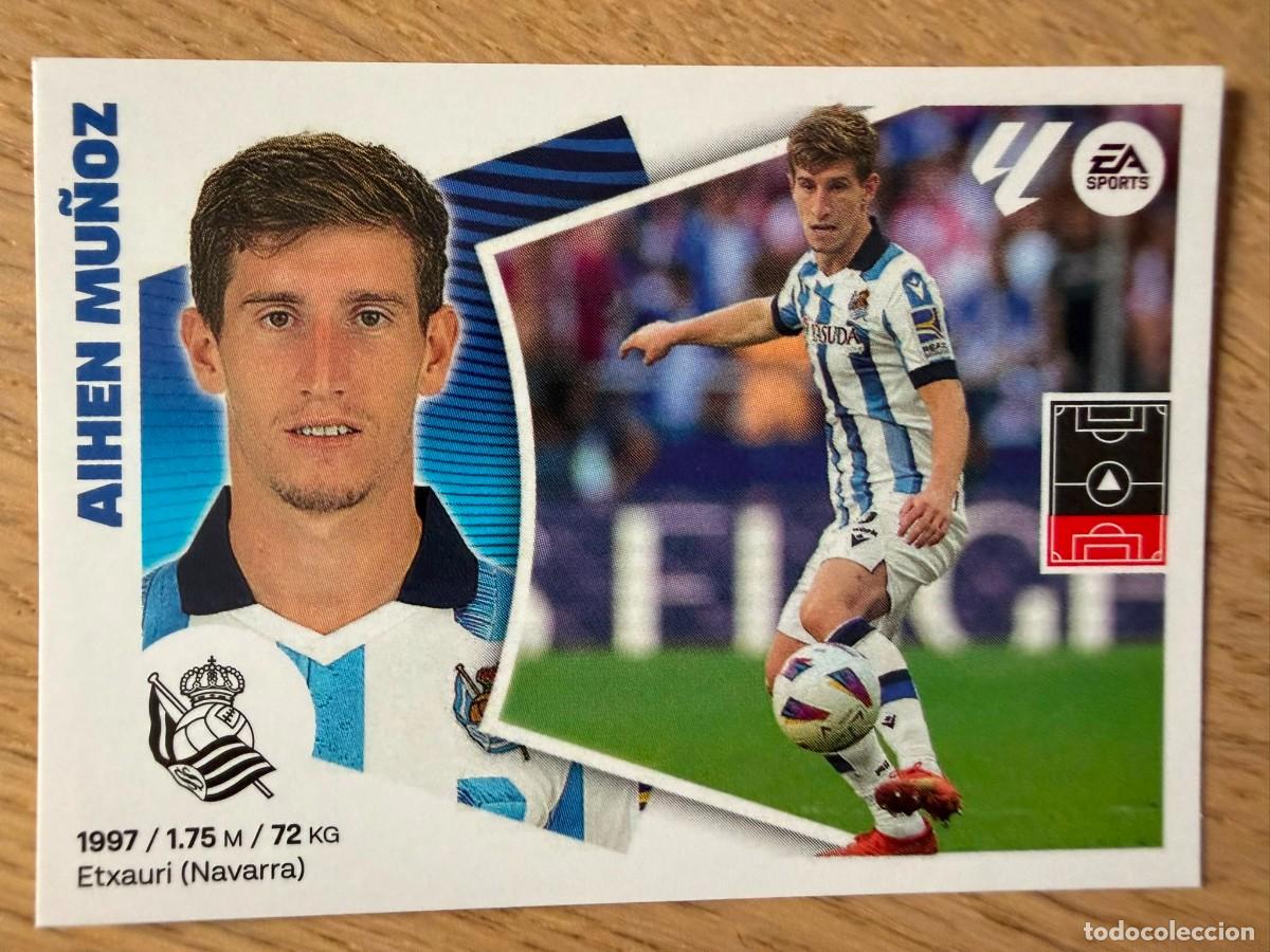 Cromos de f&uacute;tbol: 10A 10 A AIHEN MU&Ntilde;OZ REAL SOCIEDAD 24 25 2024 2025 LIGA EA SPORTS COLECCIONES ESTE SIN PEGAR STICKER