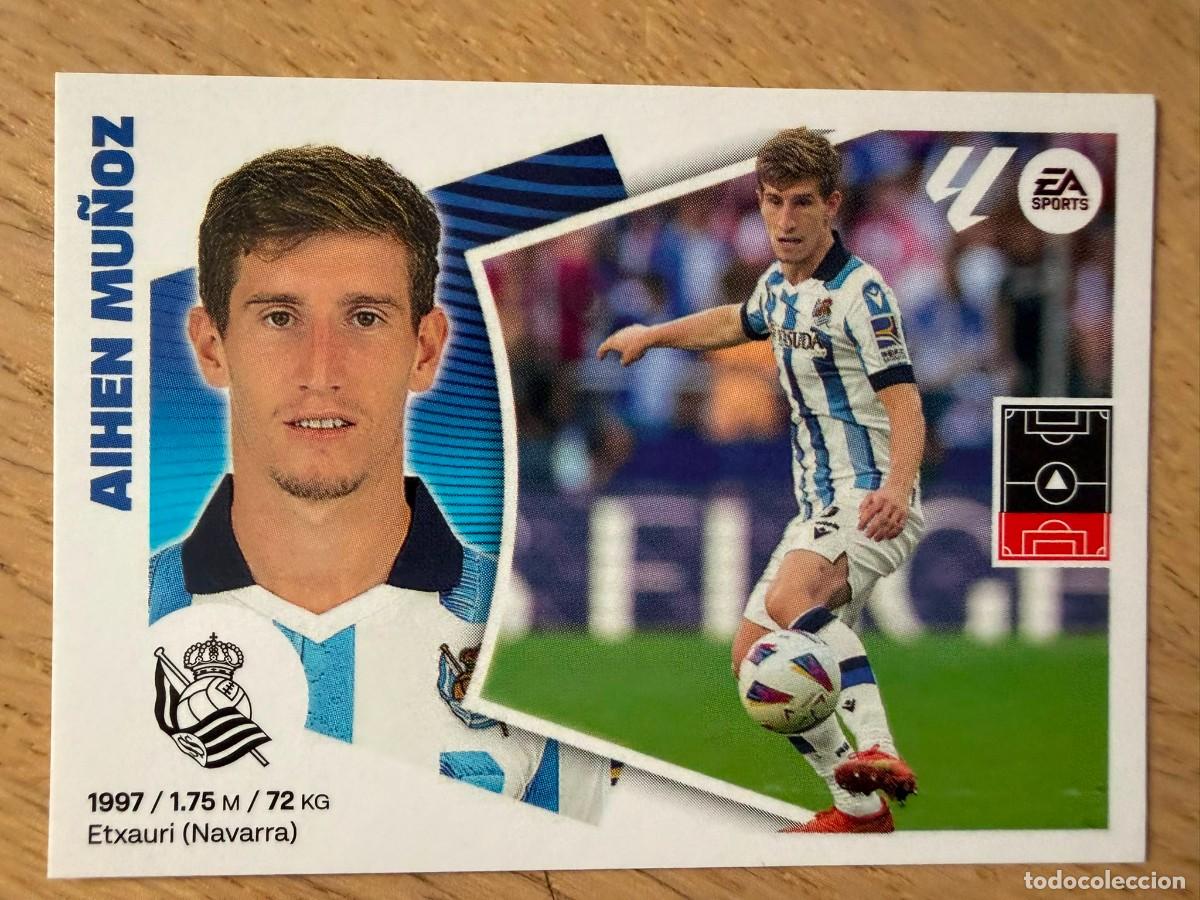 Cromos de f&uacute;tbol: 10A 10 A AIHEN MU&Ntilde;OZ REAL SOCIEDAD 24 25 2024 2025 LIGA EA SPORTS COLECCIONES ESTE SIN PEGAR STICKER