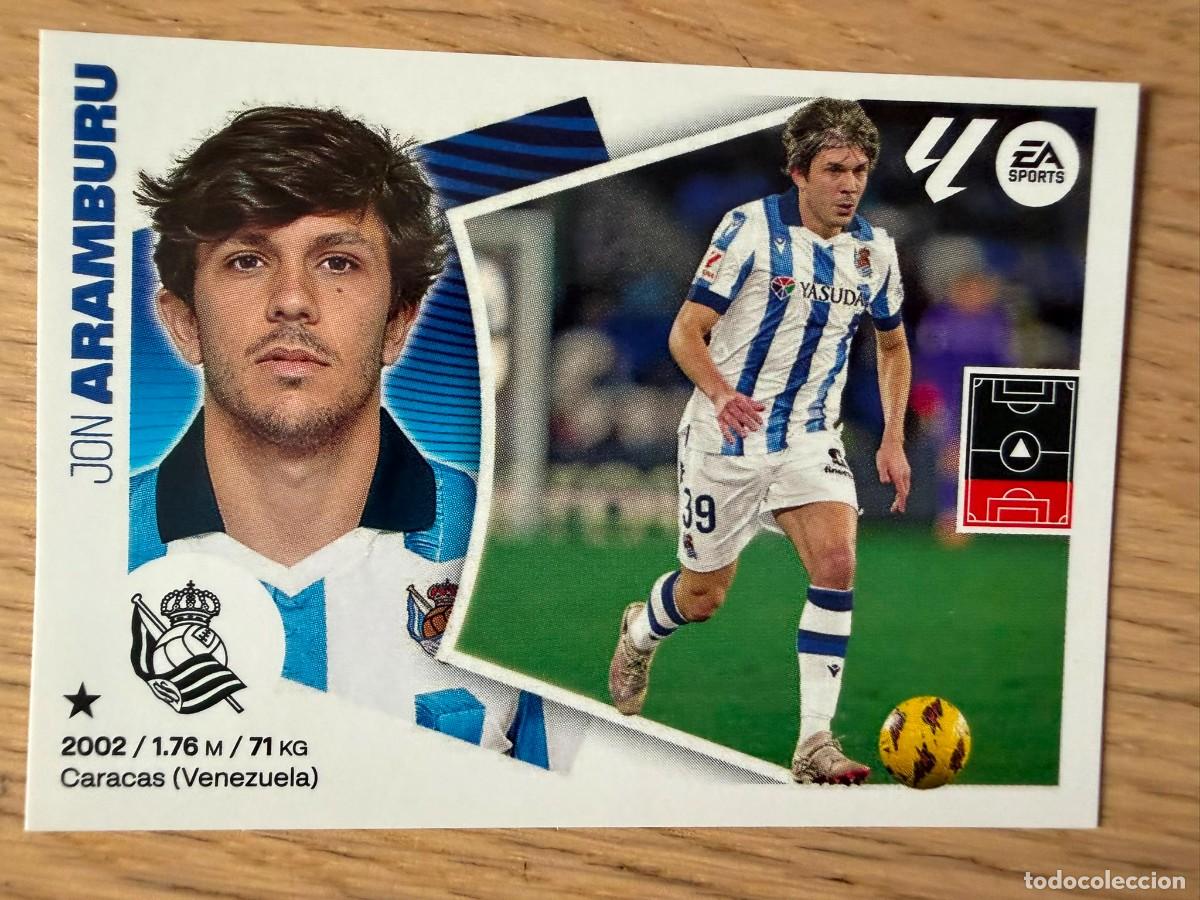 Cromos de f&uacute;tbol: 10B 10 B ARAMBURU REAL SOCIEDAD 24 25 2024 2025 LIGA EA SPORTS COLECCIONES ESTE SIN PEGAR STICKER