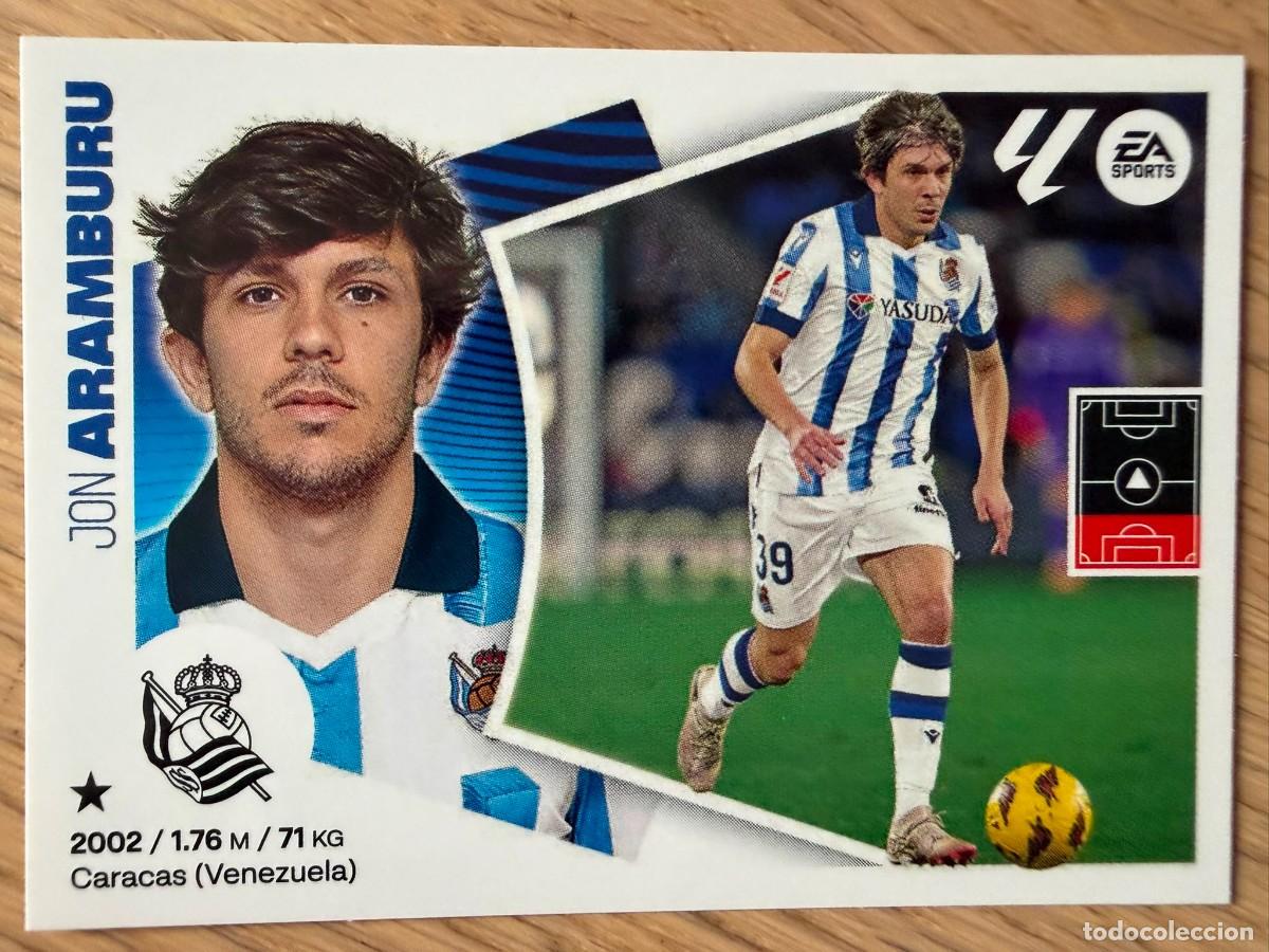 Cromos de f&uacute;tbol: 10B 10 B ARAMBURU REAL SOCIEDAD 24 25 2024 2025 LIGA EA SPORTS COLECCIONES ESTE SIN PEGAR STICKER