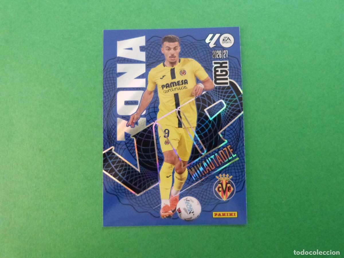 Cromos de f&uacute;tbol: TRADING CARD FUTBOL MIKAUTADZE VILLARREAL C.F. N&ordm; 402 LIGA MEGACRACKS 2026-2027/26-27 PANINI
