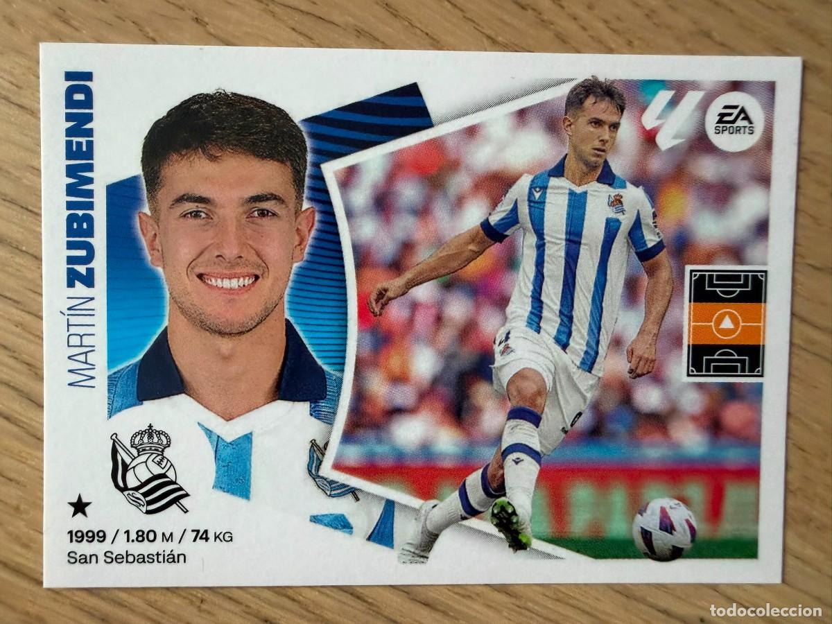Cromos de f&uacute;tbol: 11 ZUBIMENDI REAL SOCIEDAD 24 25 2024 2025 LIGA EA SPORTS COLECCIONES ESTE SIN PEGAR STICKER