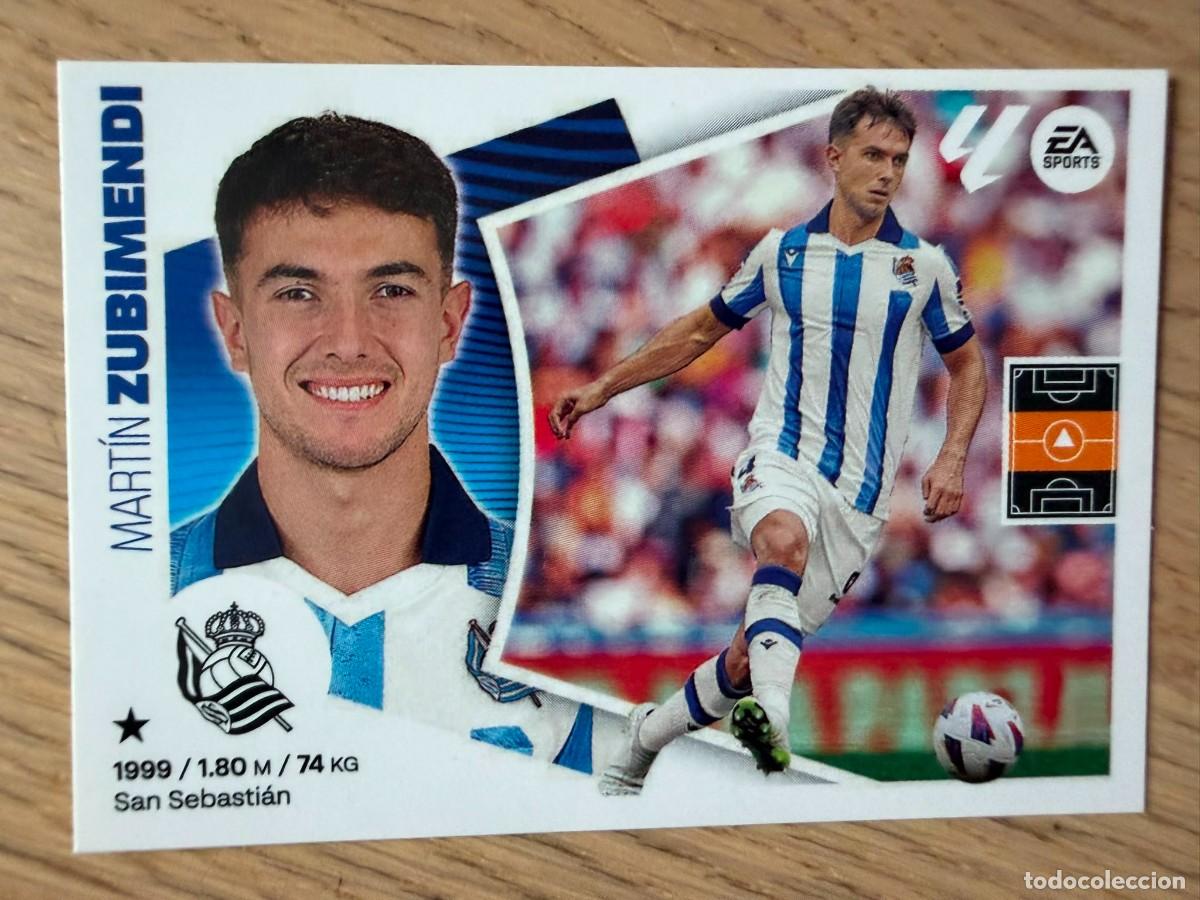 Cromos de f&uacute;tbol: 11 ZUBIMENDI REAL SOCIEDAD 24 25 2024 2025 LIGA EA SPORTS COLECCIONES ESTE SIN PEGAR STICKER