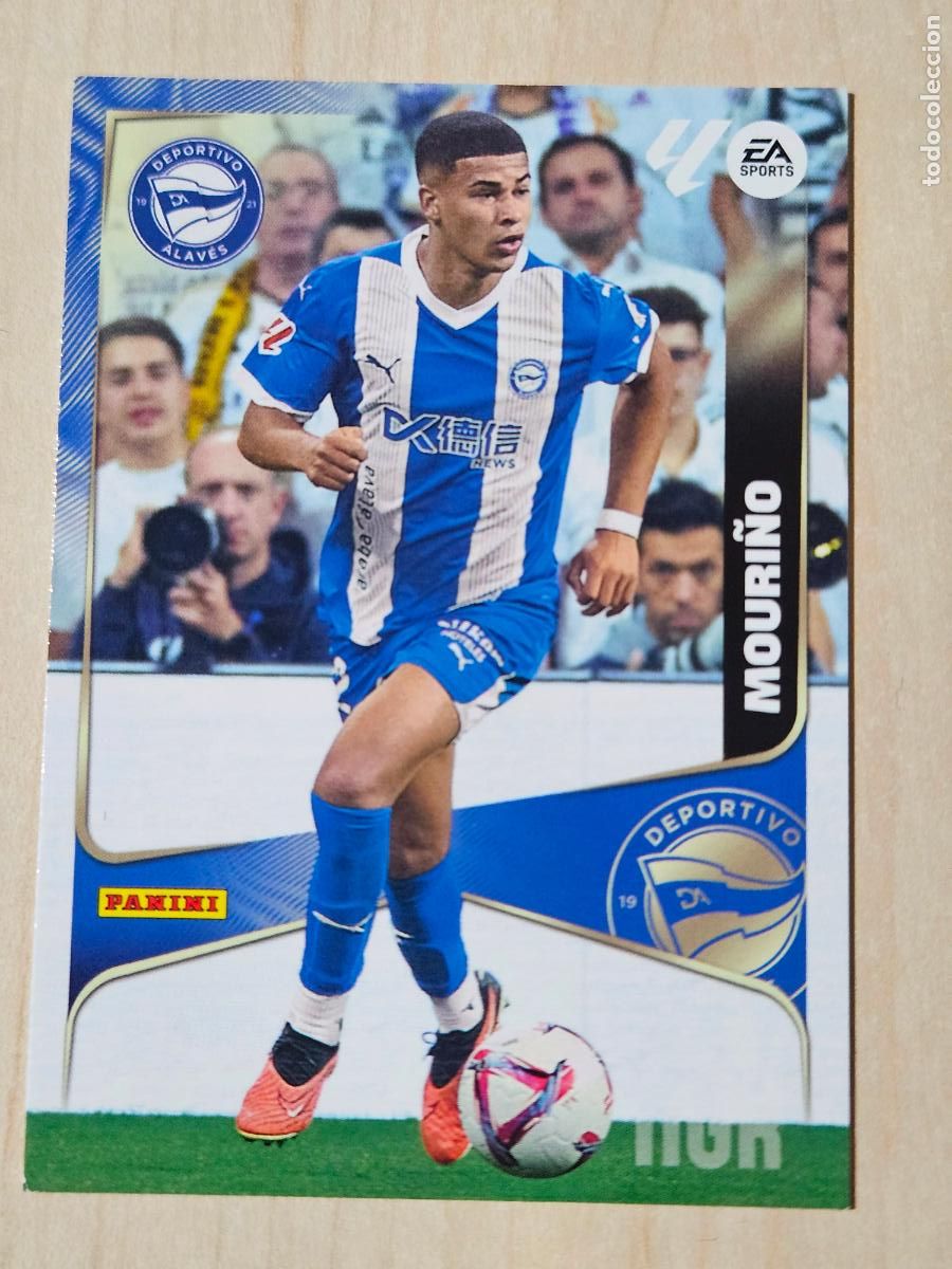 Cromos de f&uacute;tbol: CROMO N&ordm; 25 MOURI&Ntilde;O - MEGACRACKS 2025 26 - ALAVES