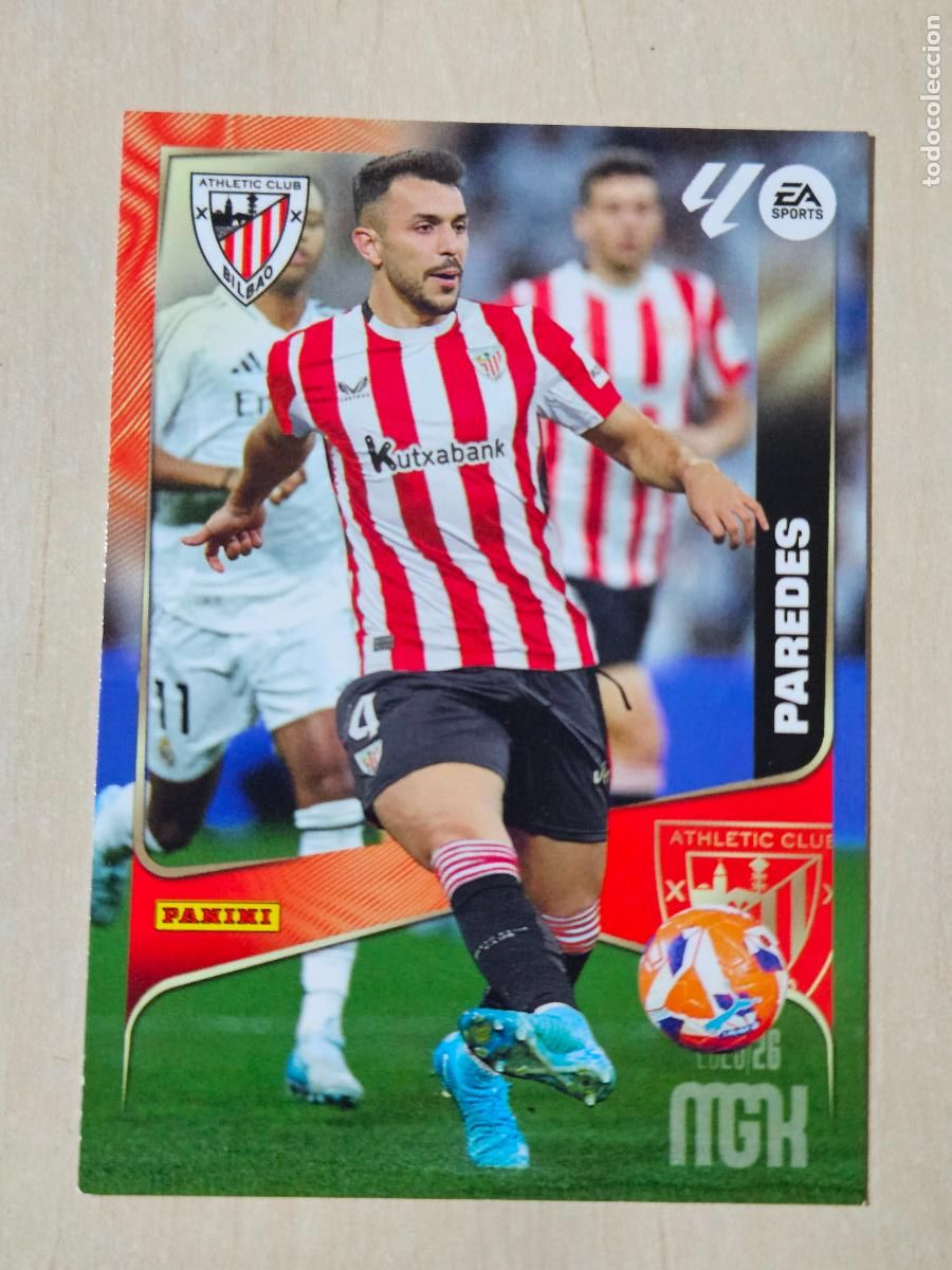 Cromos de f&uacute;tbol: CROMO N&ordm; 42 PAREDES - MEGACRACKS 2025 26 - ATHLETIC DE BILBAO