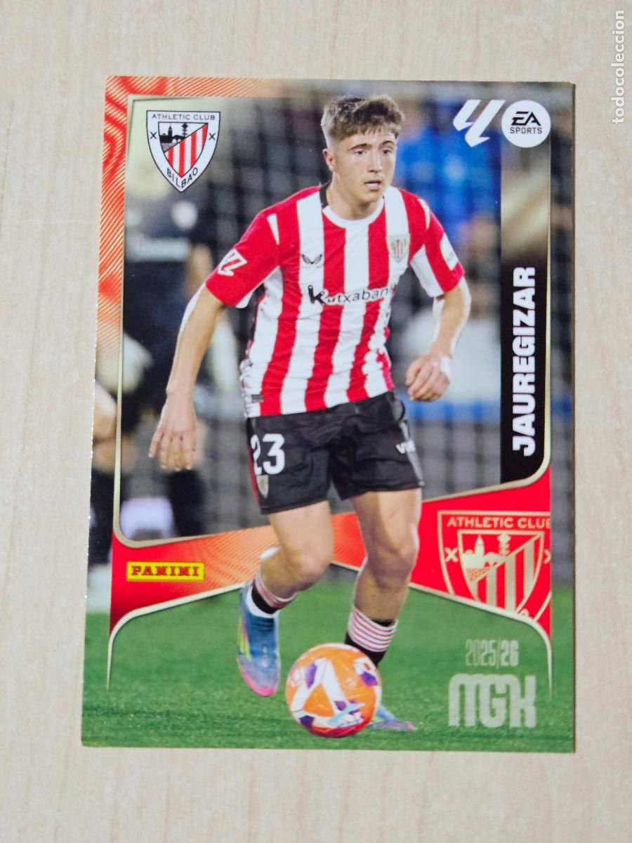 Cromos de f&uacute;tbol: CROMO N&ordm; 46 JAUREGIZAR - MEGACRACKS 2025 26 - ATHLETIC DE BILBAO