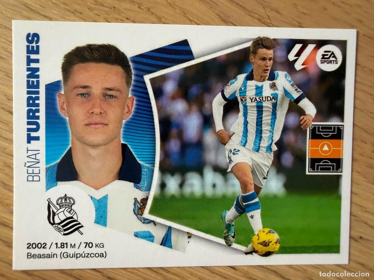 Cromos de f&uacute;tbol: 12 TURRIENTES REAL SOCIEDAD 24 25 2024 2025 LIGA EA SPORTS COLECCIONES ESTE SIN PEGAR STICKER