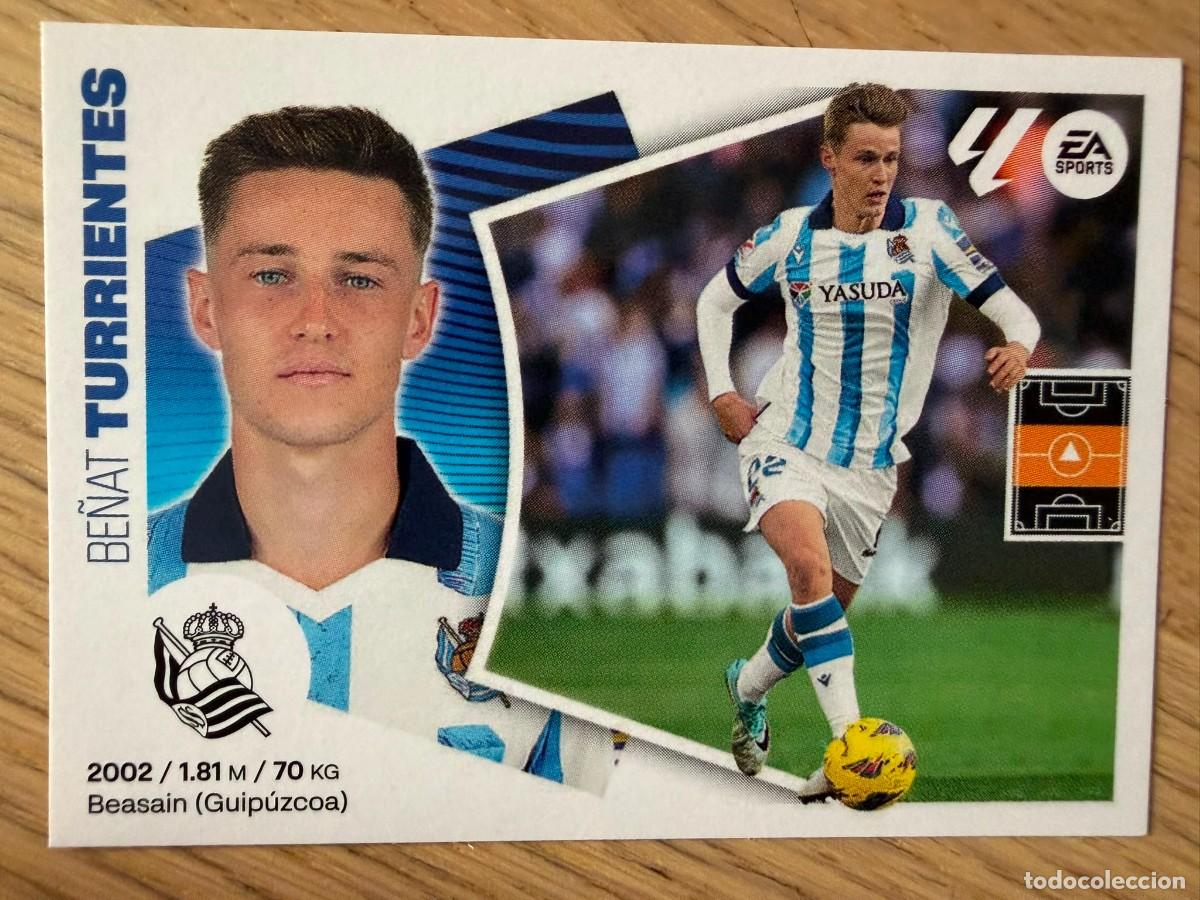 Cromos de f&uacute;tbol: 12 TURRIENTES REAL SOCIEDAD 24 25 2024 2025 LIGA EA SPORTS COLECCIONES ESTE SIN PEGAR STICKER