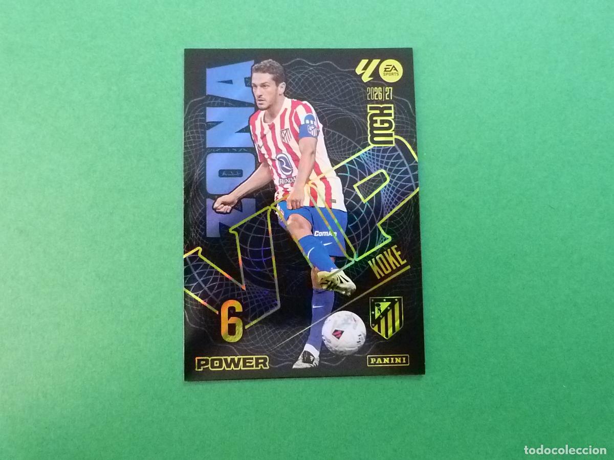 Cromos de f&uacute;tbol: TRADING CARD FUTBOL KOKE ATLETICO DE MADRID N&ordm; 400 P LIGA MEGACRACKS 2026-2027/26-27