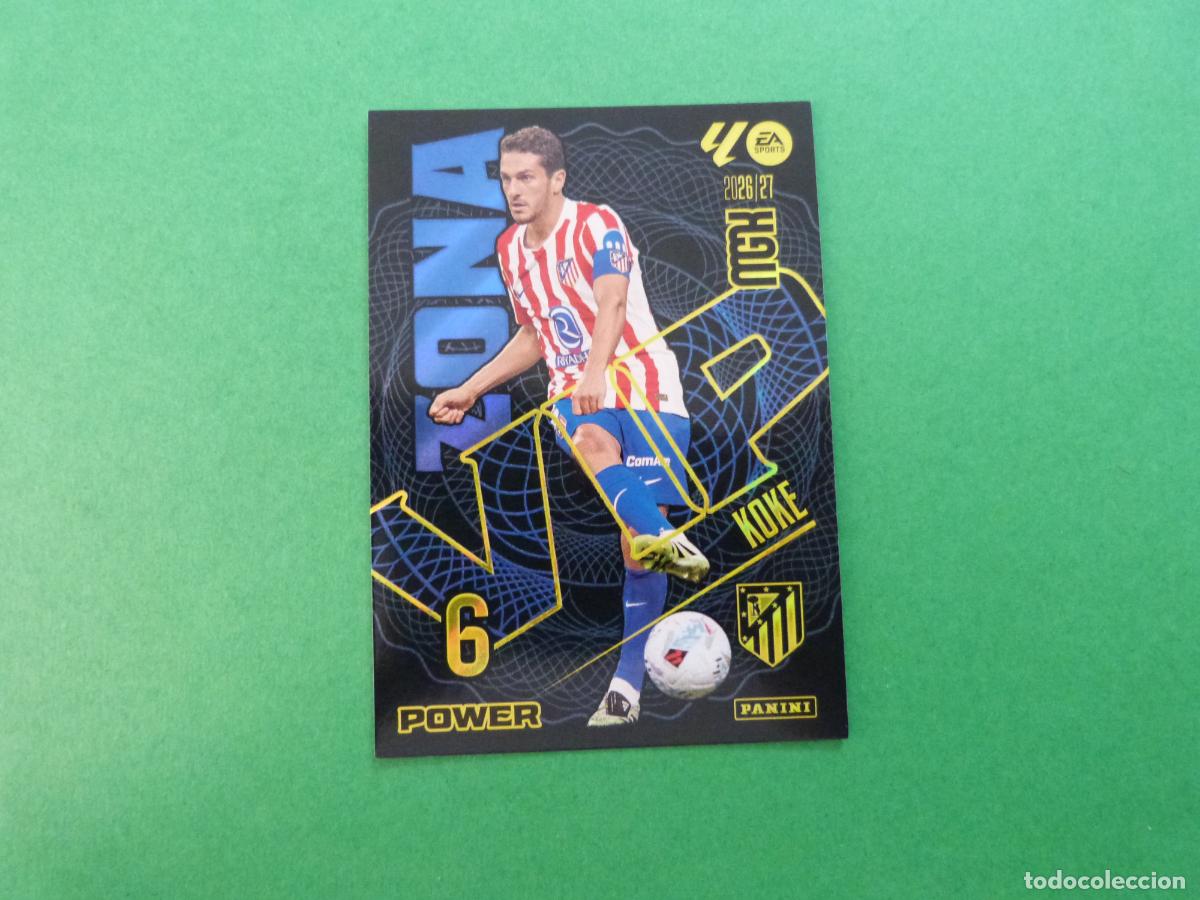 Cromos de f&uacute;tbol: TRADING CARD FUTBOL KOKE ATLETICO DE MADRID N&ordm; 400 P LIGA MEGACRACKS 2026-2027/26-27