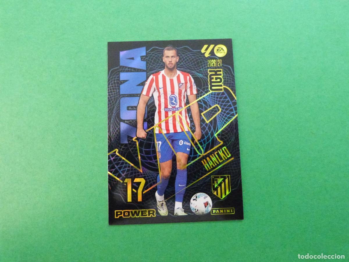 Cromos de f&uacute;tbol: TRADING CARD FUTBOL HANCKO ATLETICO DE MADRID N&ordm; 397 P LIGA MEGACRACKS 2026-2027/26-27