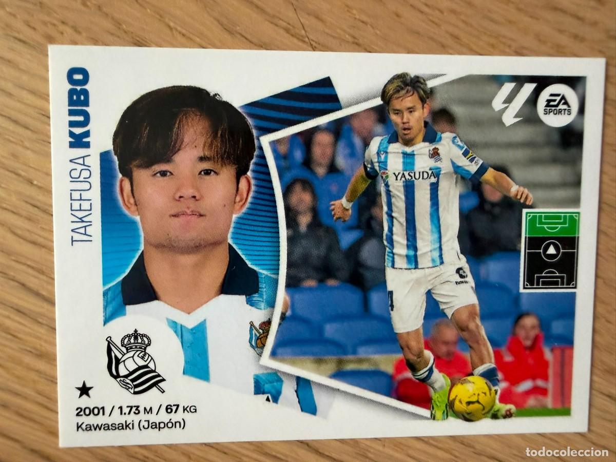 Figurine di Calcio: 16 KUBO REAL SOCIEDAD 24 25 2024 2025 LIGA EA SPORTS COLECCIONES ESTE SIN PEGAR STICKER
