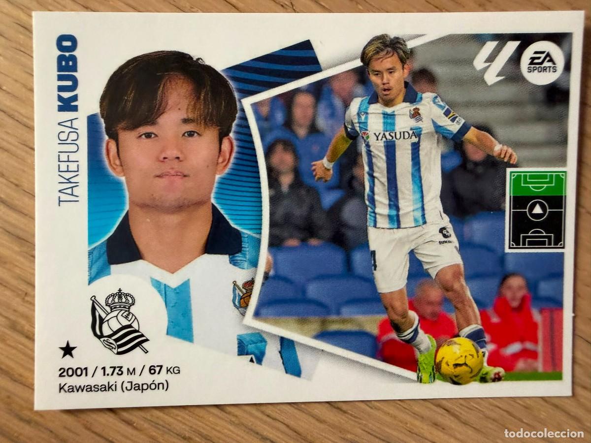 Figurine di Calcio: 16 KUBO REAL SOCIEDAD 24 25 2024 2025 LIGA EA SPORTS COLECCIONES ESTE SIN PEGAR STICKER