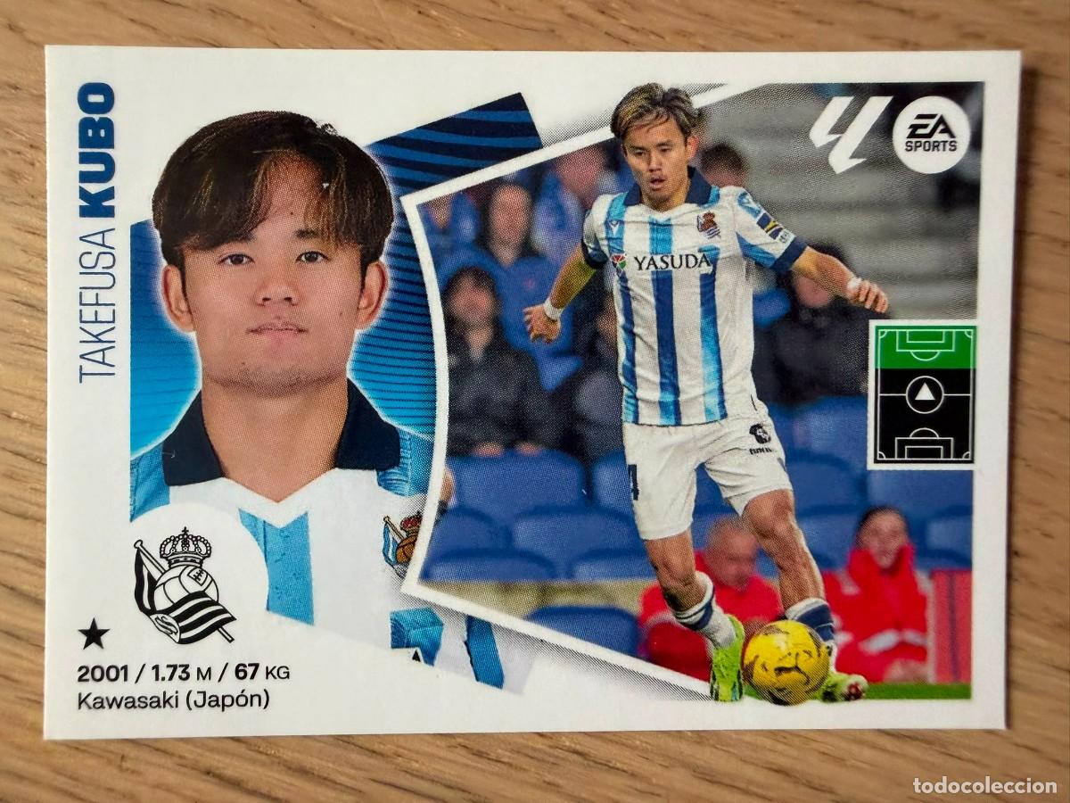 Figurine di Calcio: 16 KUBO REAL SOCIEDAD 24 25 2024 2025 LIGA EA SPORTS COLECCIONES ESTE SIN PEGAR STICKER