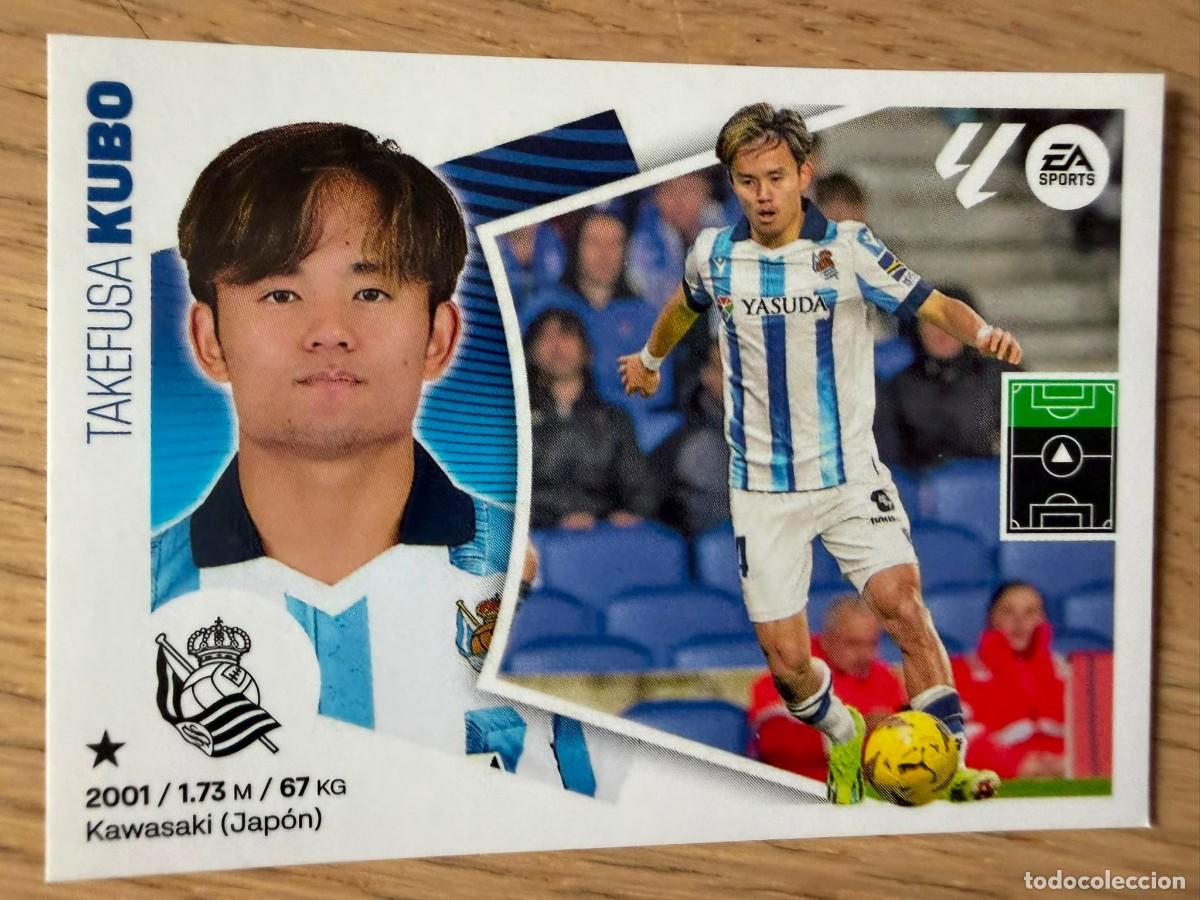 Figurine di Calcio: 16 KUBO REAL SOCIEDAD 24 25 2024 2025 LIGA EA SPORTS COLECCIONES ESTE SIN PEGAR STICKER
