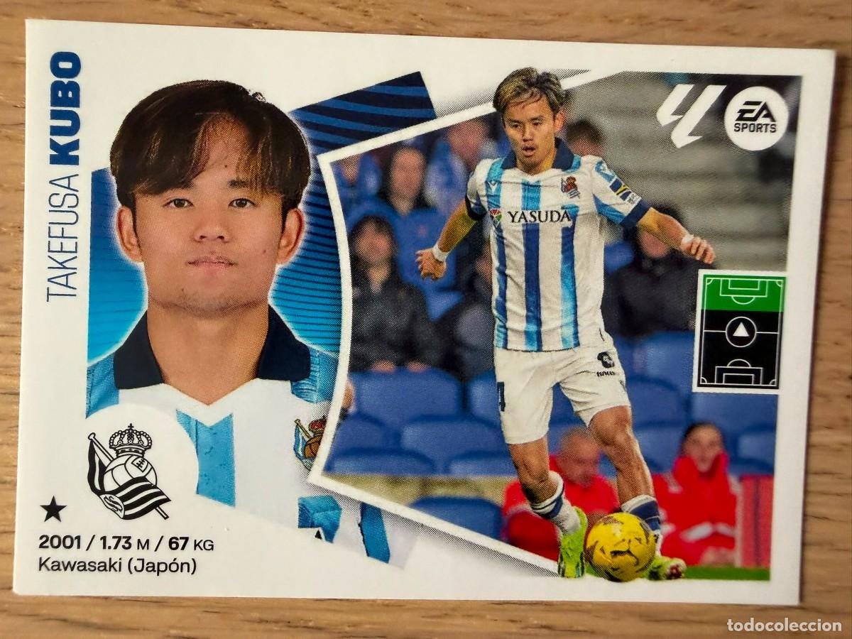 Figurine di Calcio: 16 KUBO REAL SOCIEDAD 24 25 2024 2025 LIGA EA SPORTS COLECCIONES ESTE SIN PEGAR STICKER