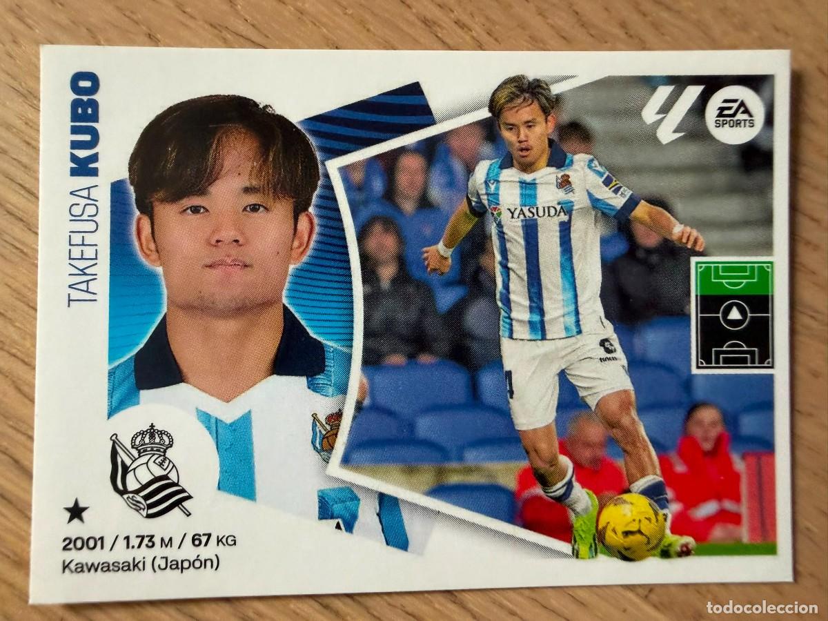 Figurine di Calcio: 16 KUBO REAL SOCIEDAD 24 25 2024 2025 LIGA EA SPORTS COLECCIONES ESTE SIN PEGAR STICKER