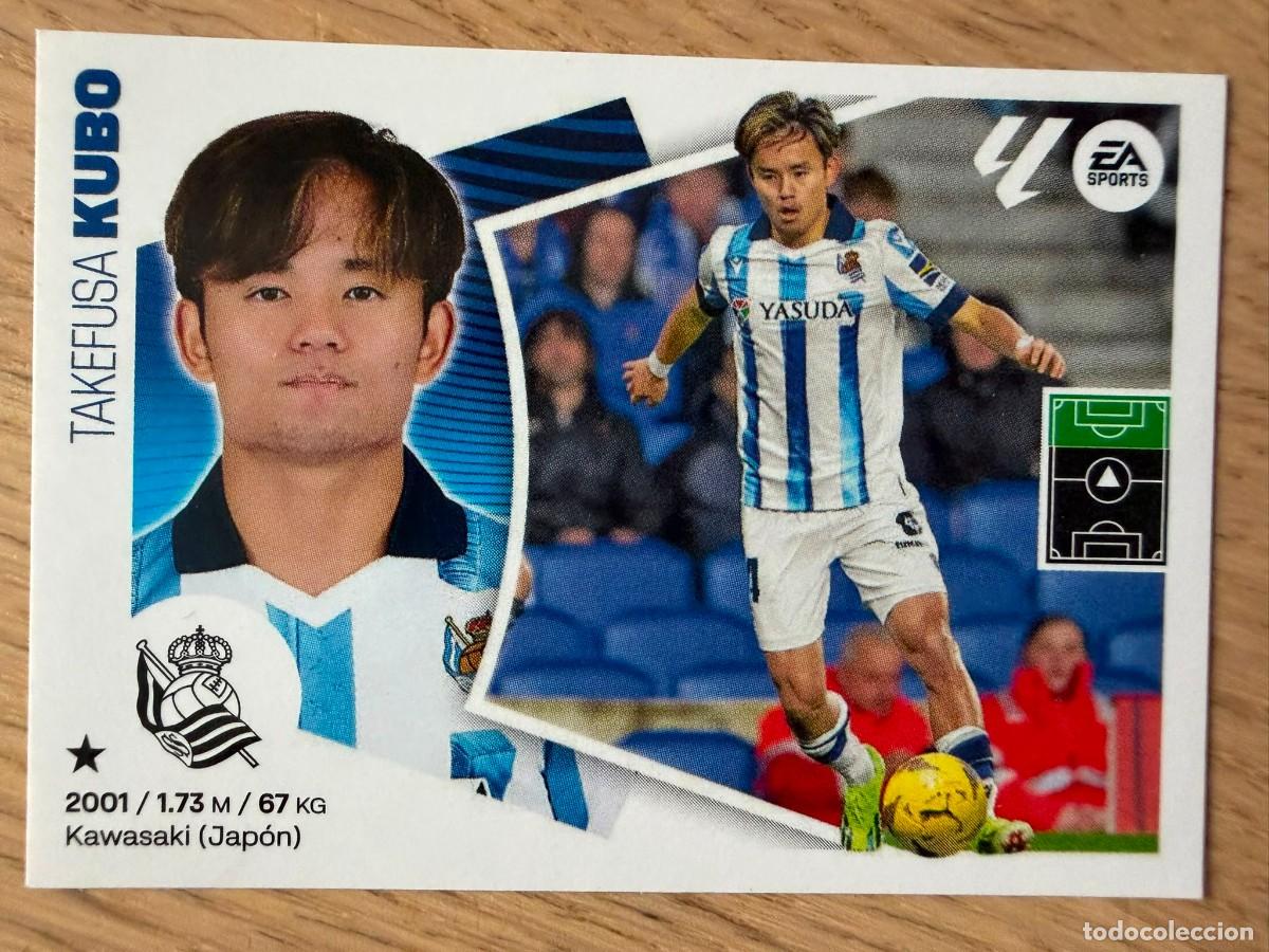 Figurine di Calcio: 16 KUBO REAL SOCIEDAD 24 25 2024 2025 LIGA EA SPORTS COLECCIONES ESTE SIN PEGAR STICKER