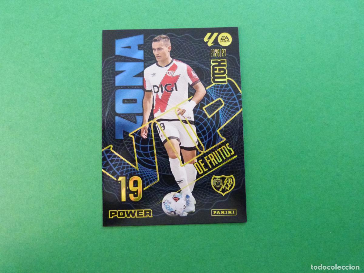 Figurine di Calcio: TRADING CARD FUTBOL DE FRUTOS RAYO VALLECANO N&ordm; 392 P LIGA MEGACRACKS 2026-2027/26-27