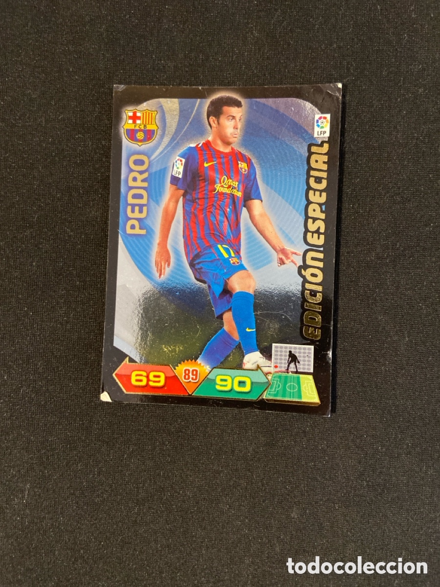 Figurine di Calcio: PEDRO EDICION ESPECIAL (BARCELONA) 2011-2012 11 12 ADRENALYN PANINI CROMO CARTA
