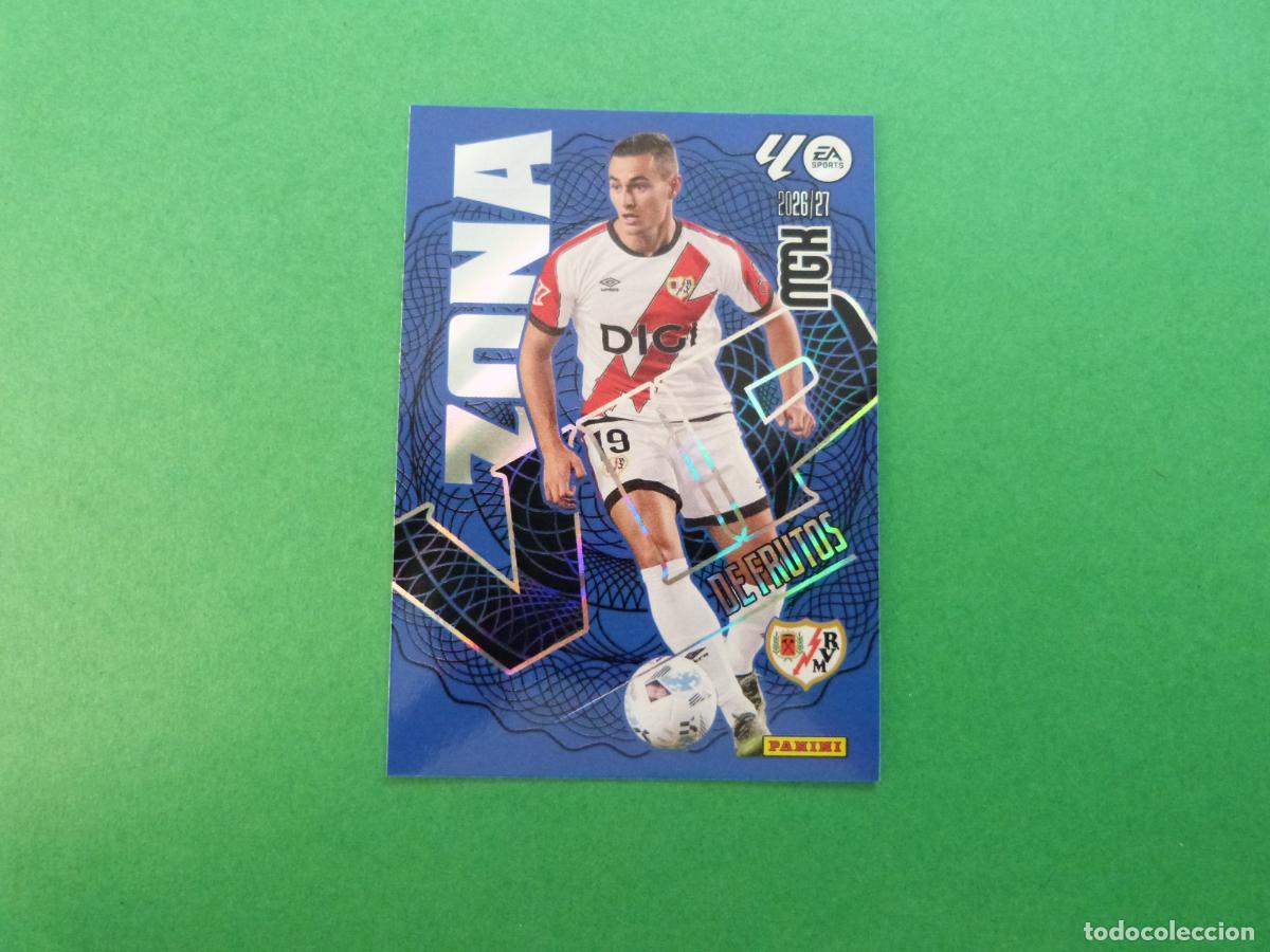 Figurine di Calcio: TRADING CARD FUTBOL DE FRUTOS RAYO VALLECANO N&ordm; 392 LIGA MEGACRACKS 2026-2027/26-27