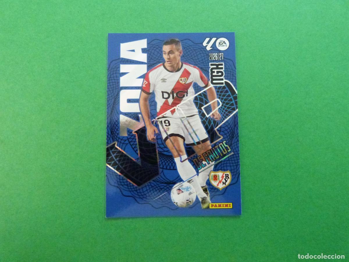 Cromos de f&uacute;tbol: TRADING CARD FUTBOL DE FRUTOS RAYO VALLECANO N&ordm; 392 LIGA MEGACRACKS 2026-2027/26-27