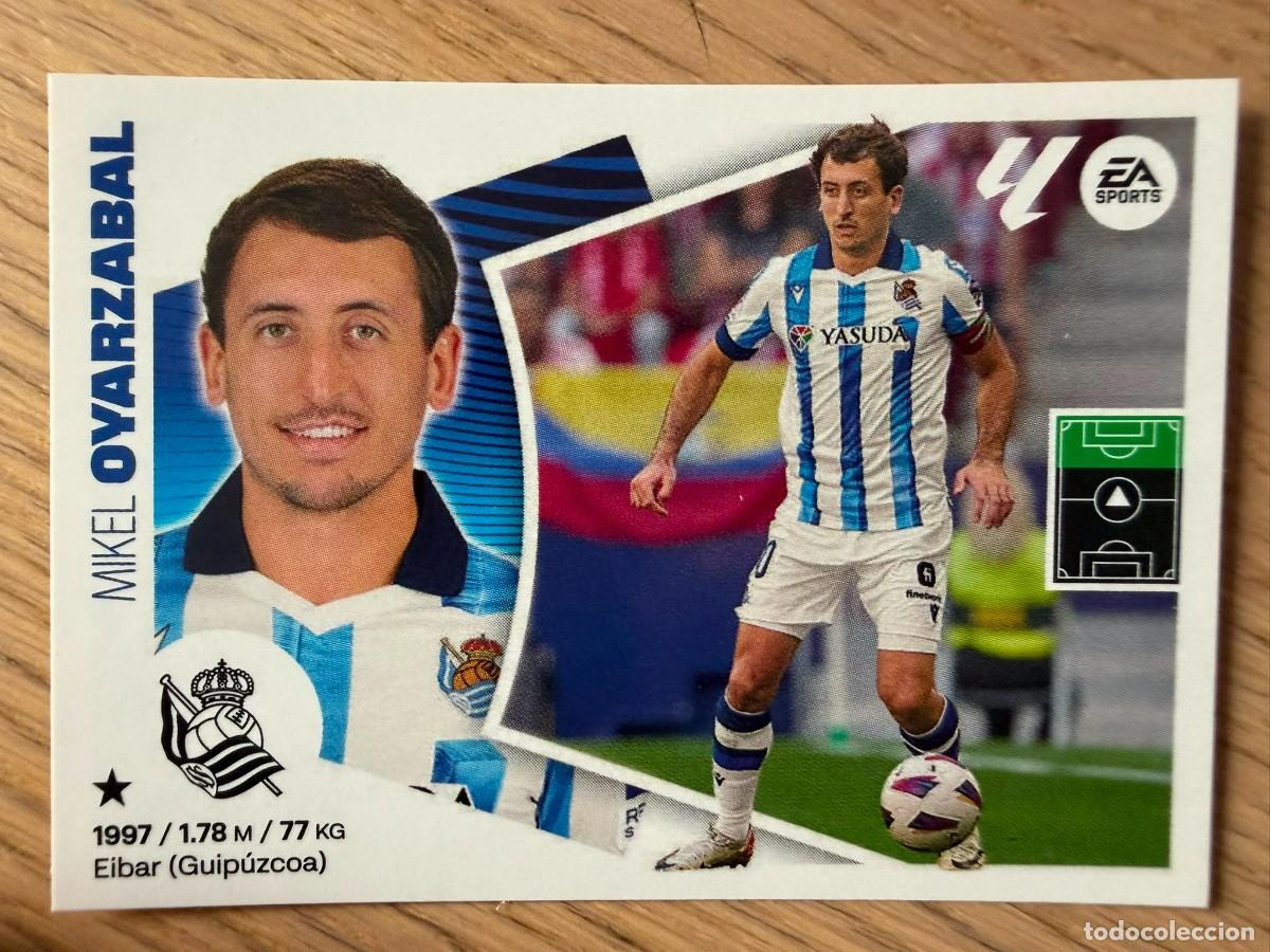 Cromos de f&uacute;tbol: 17 OYARZABAL REAL SOCIEDAD 24 25 2024 2025 LIGA EA SPORTS COLECCIONES ESTE SIN PEGAR STICKER