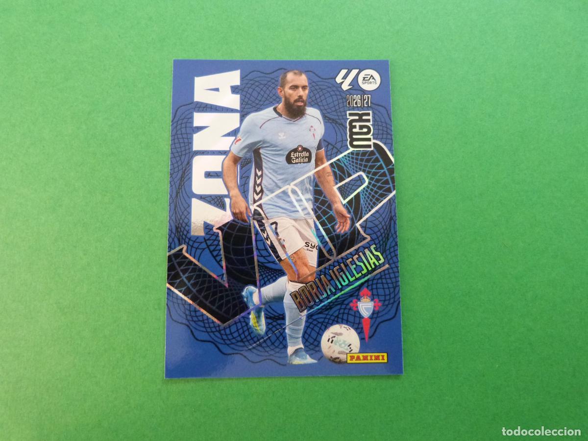 Figurine di Calcio: TRADING CARD FUTBOL BORJA IGLESIAS CELTA DE VIGO N&ordm; 389 LIGA MEGACRACKS 2026-2027/26-27 PANINI