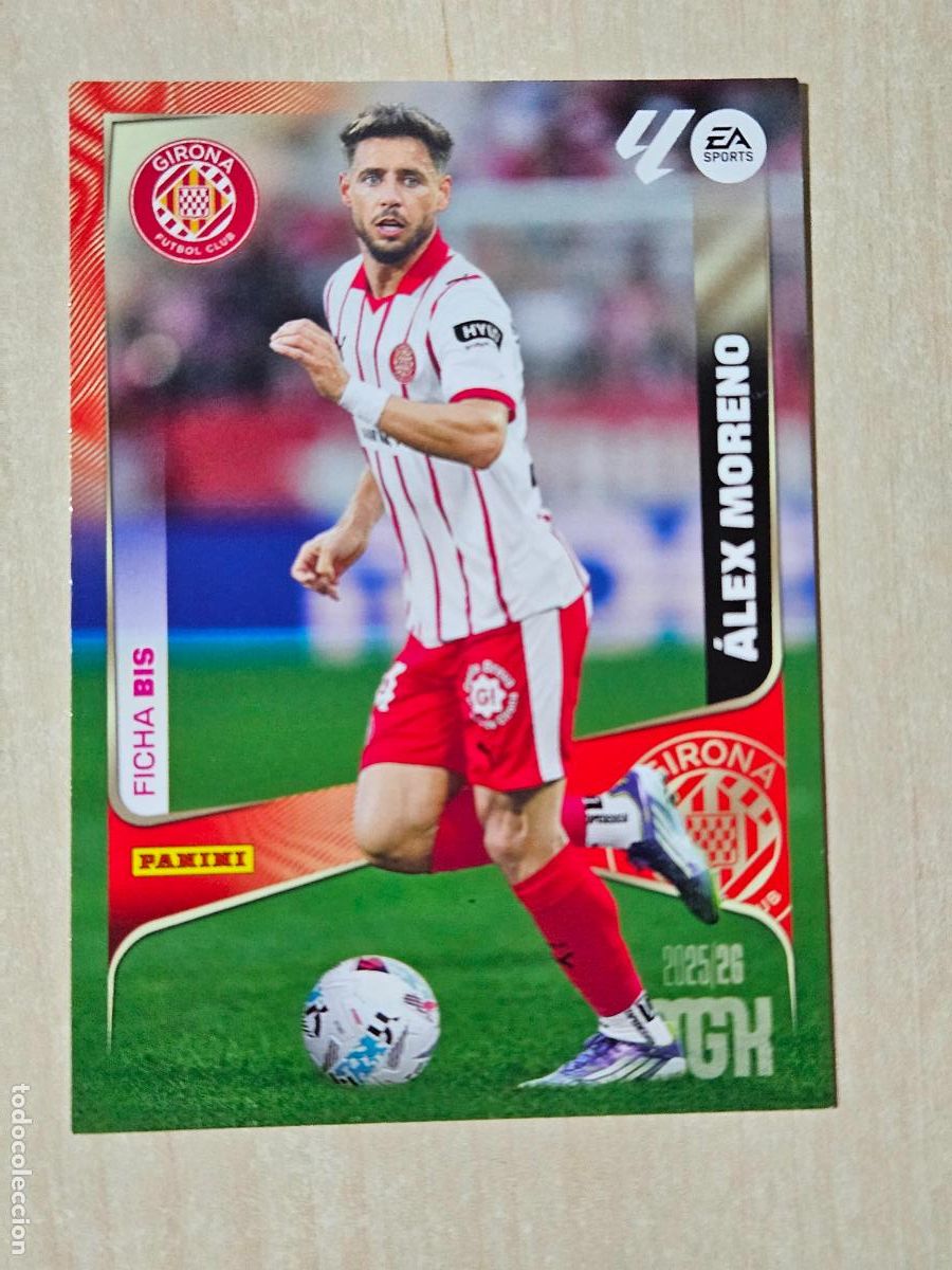 Figurine di Calcio: CROMO N&ordm; BIS 188 ALEX MORENO - MEGACRACKS 2025 26 - FICHA
