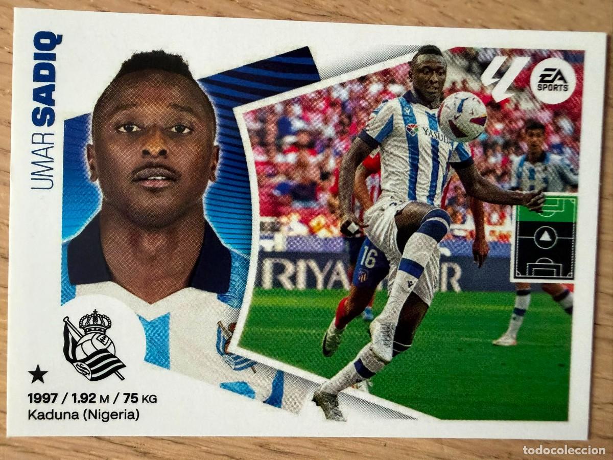 Cromos de Futebol: 20A 20 A SADIQ REAL SOCIEDAD 24 25 2024 2025 LIGA EA SPORTS COLECCIONES ESTE SIN PEGAR STICKER