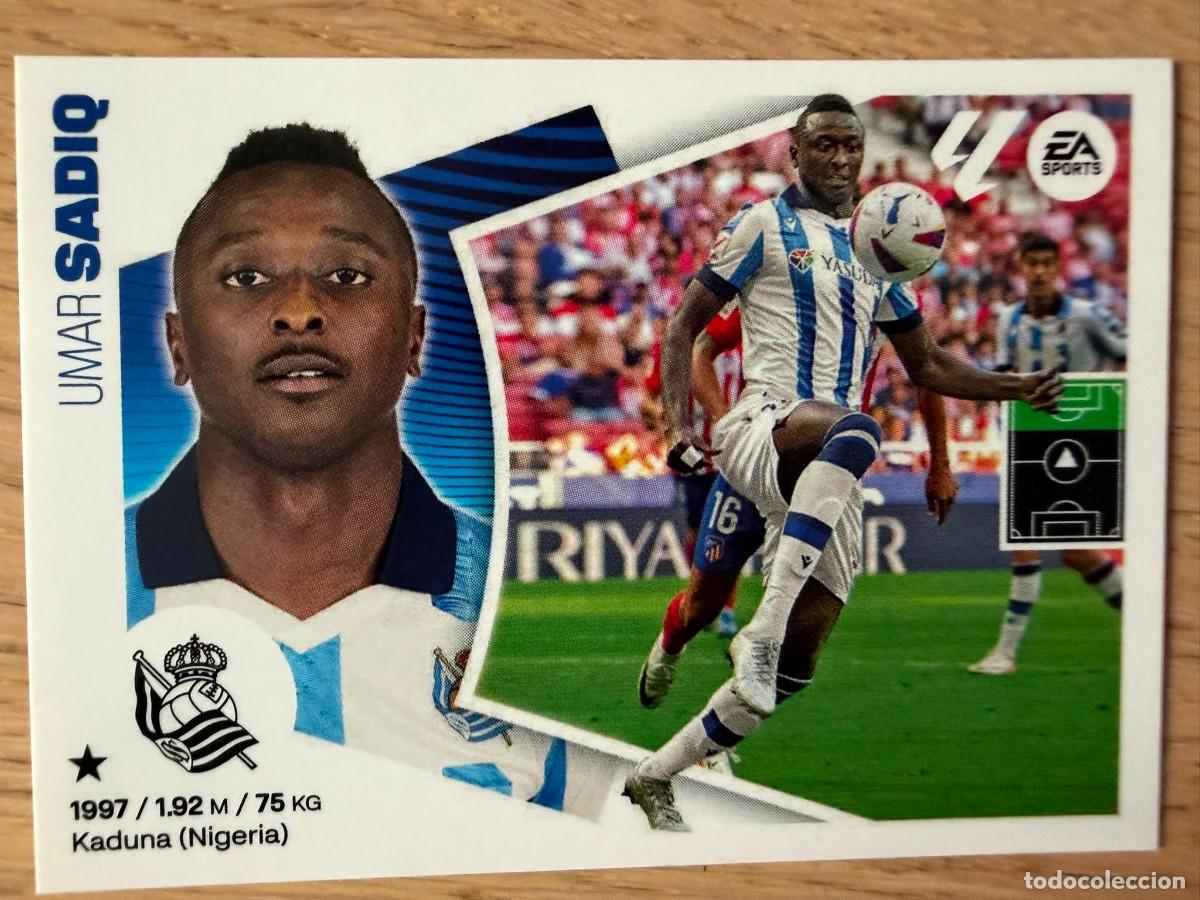 Figurine di Calcio: 20A 20 A SADIQ REAL SOCIEDAD 24 25 2024 2025 LIGA EA SPORTS COLECCIONES ESTE SIN PEGAR STICKER