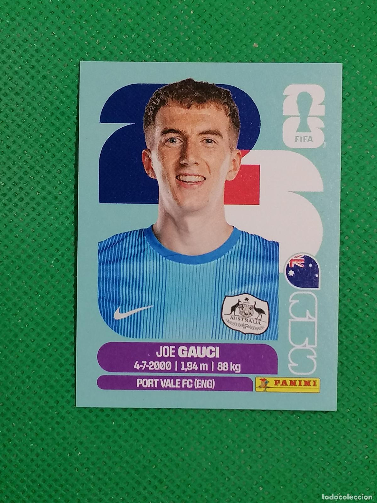 Cromos de f&uacute;tbol: AUS 3 AUS3 JOE GAUCI AUSTRALIA ⚽ PANINI FIFA MUNDIAL WORLD CUP 26 2026 STICKER ⚽